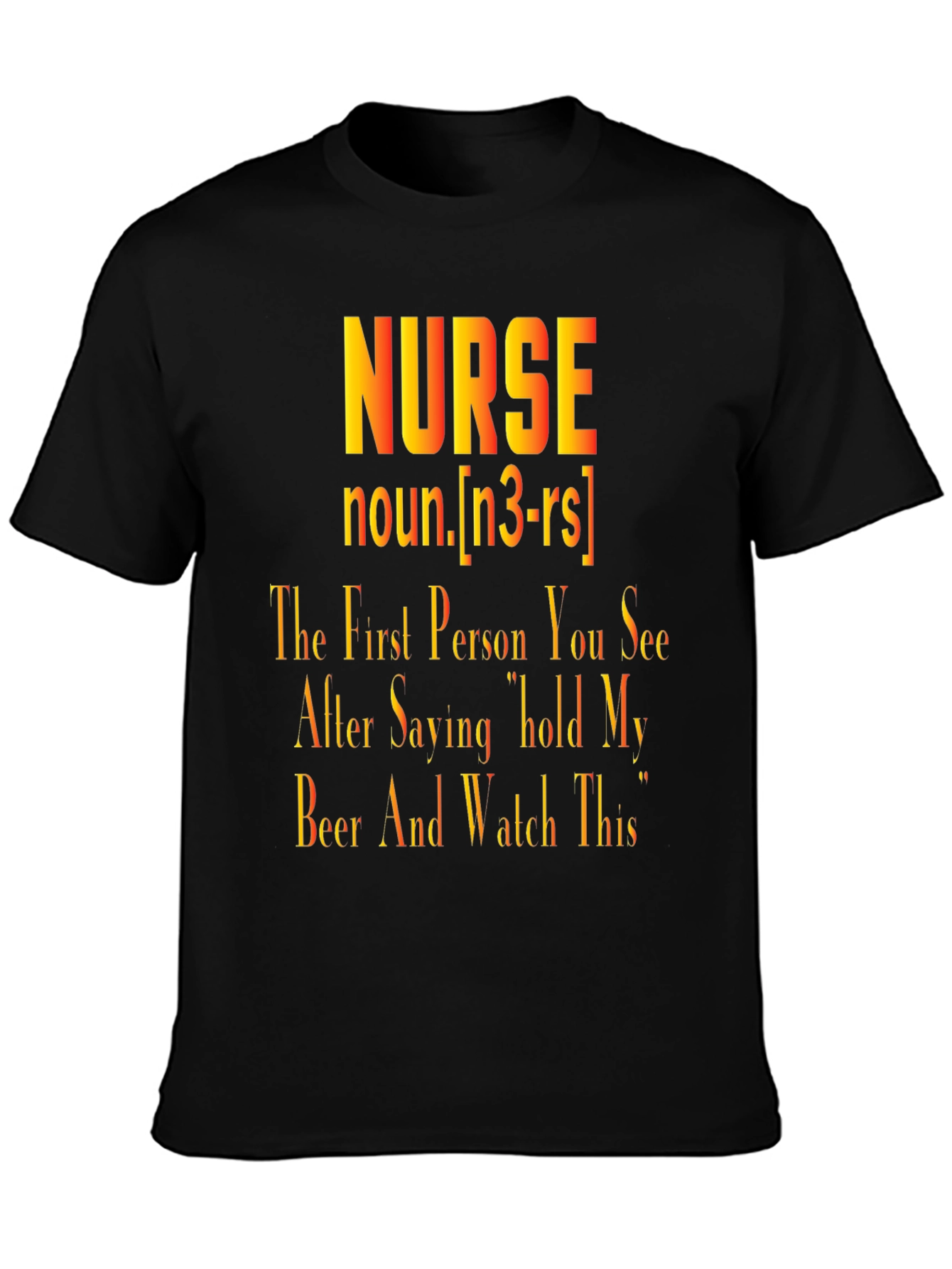 Nurse Definition Graphic T-Shirt