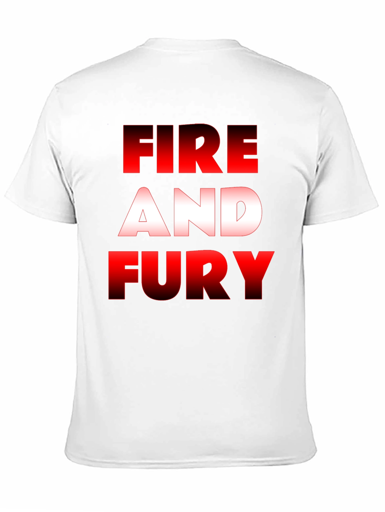 Fire and Fury Graphic Tee - Black