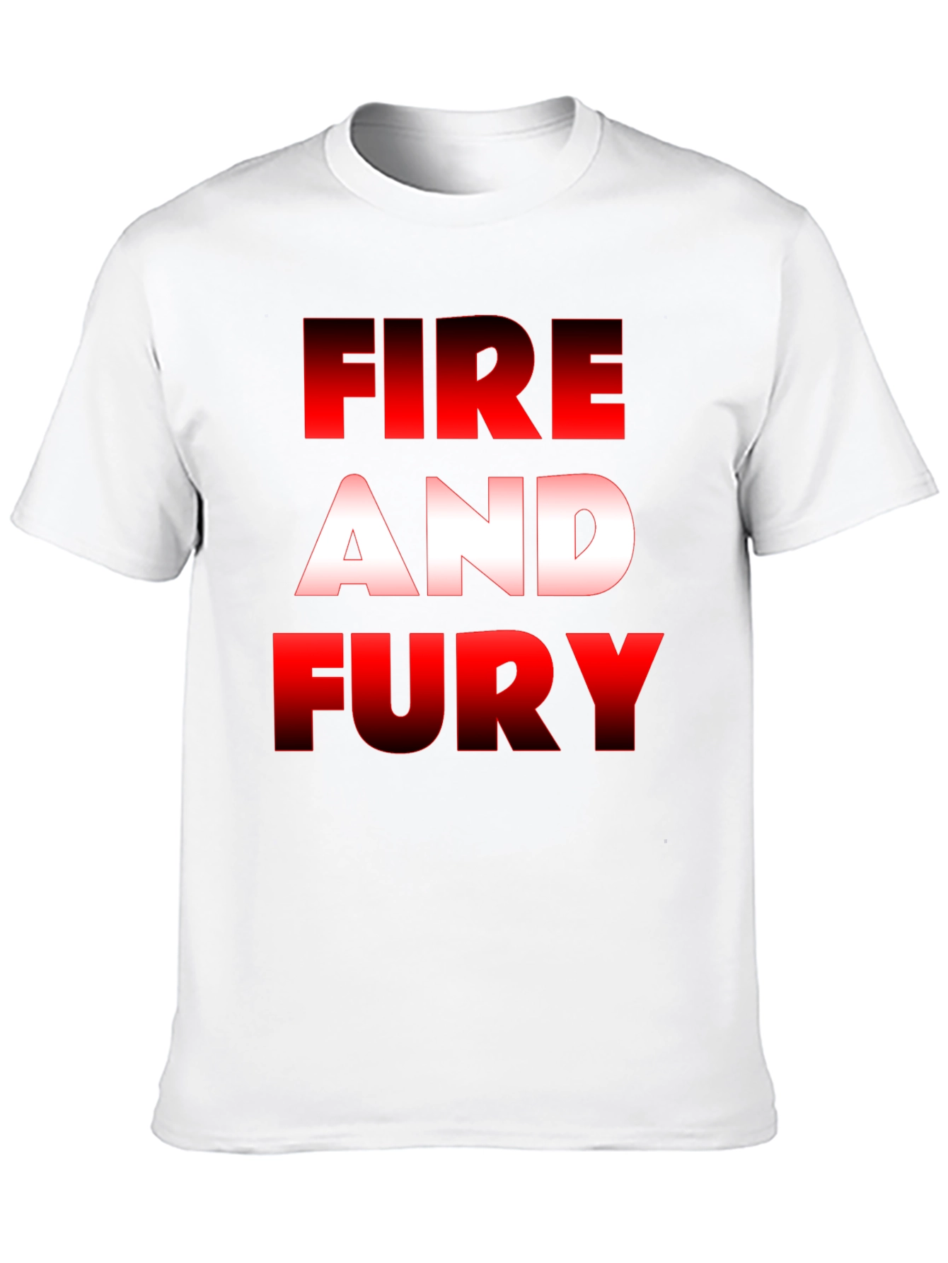 Fire and Fury Graphic Tee - Black