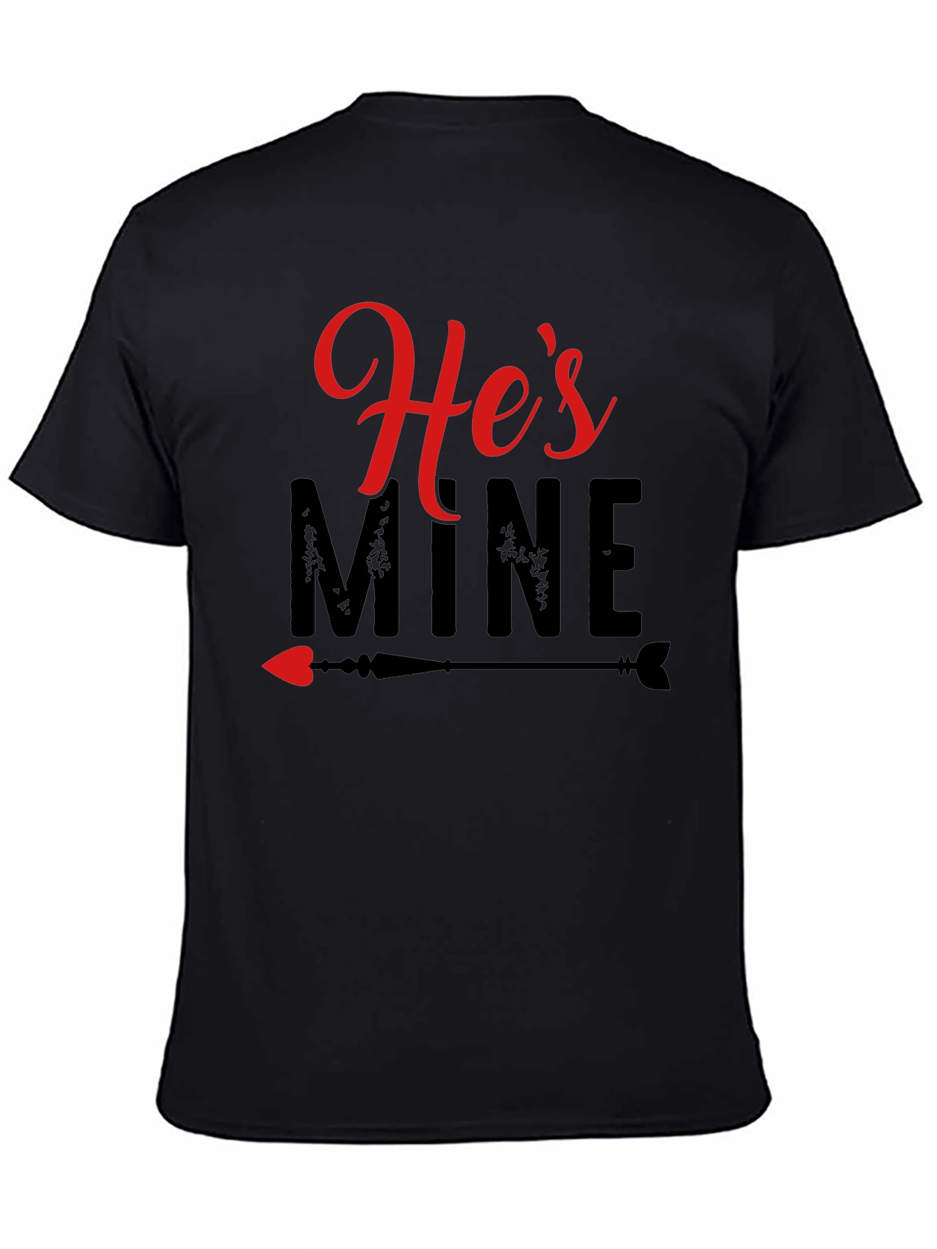 Hes Mine Valentines Day Graphic Tee