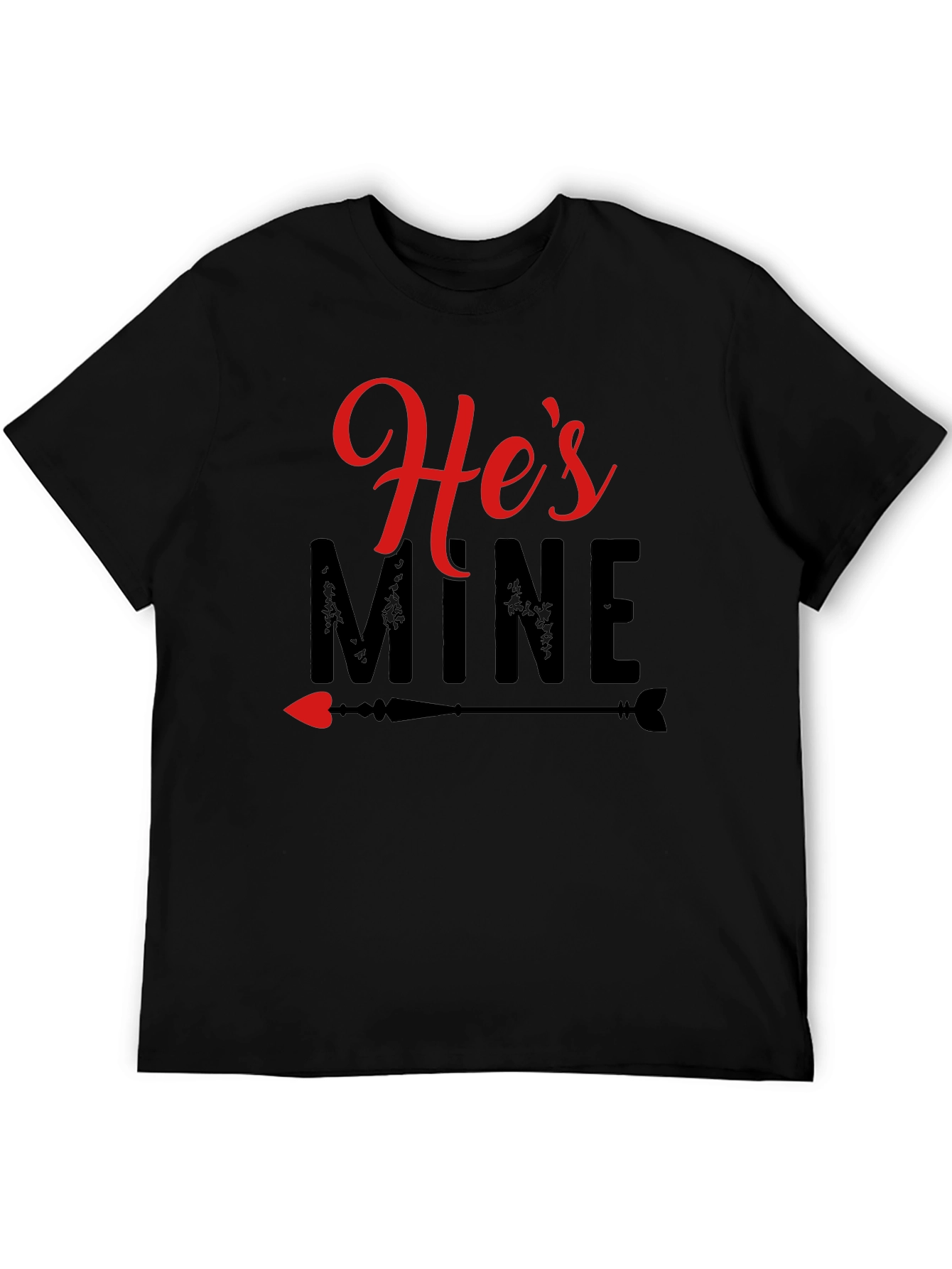 Hes Mine Valentines Day Graphic Tee