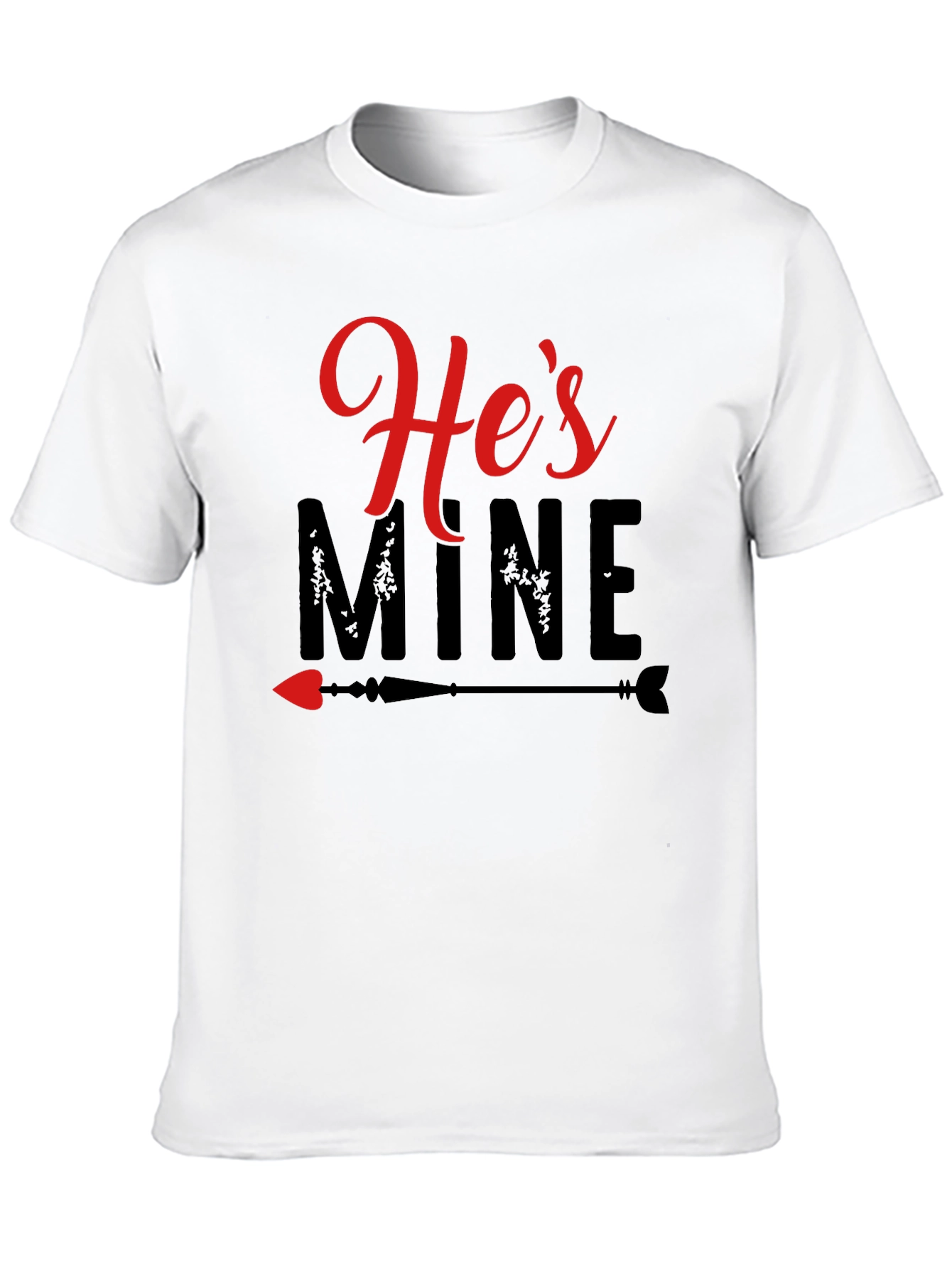 Hes Mine Valentines Day Graphic Tee
