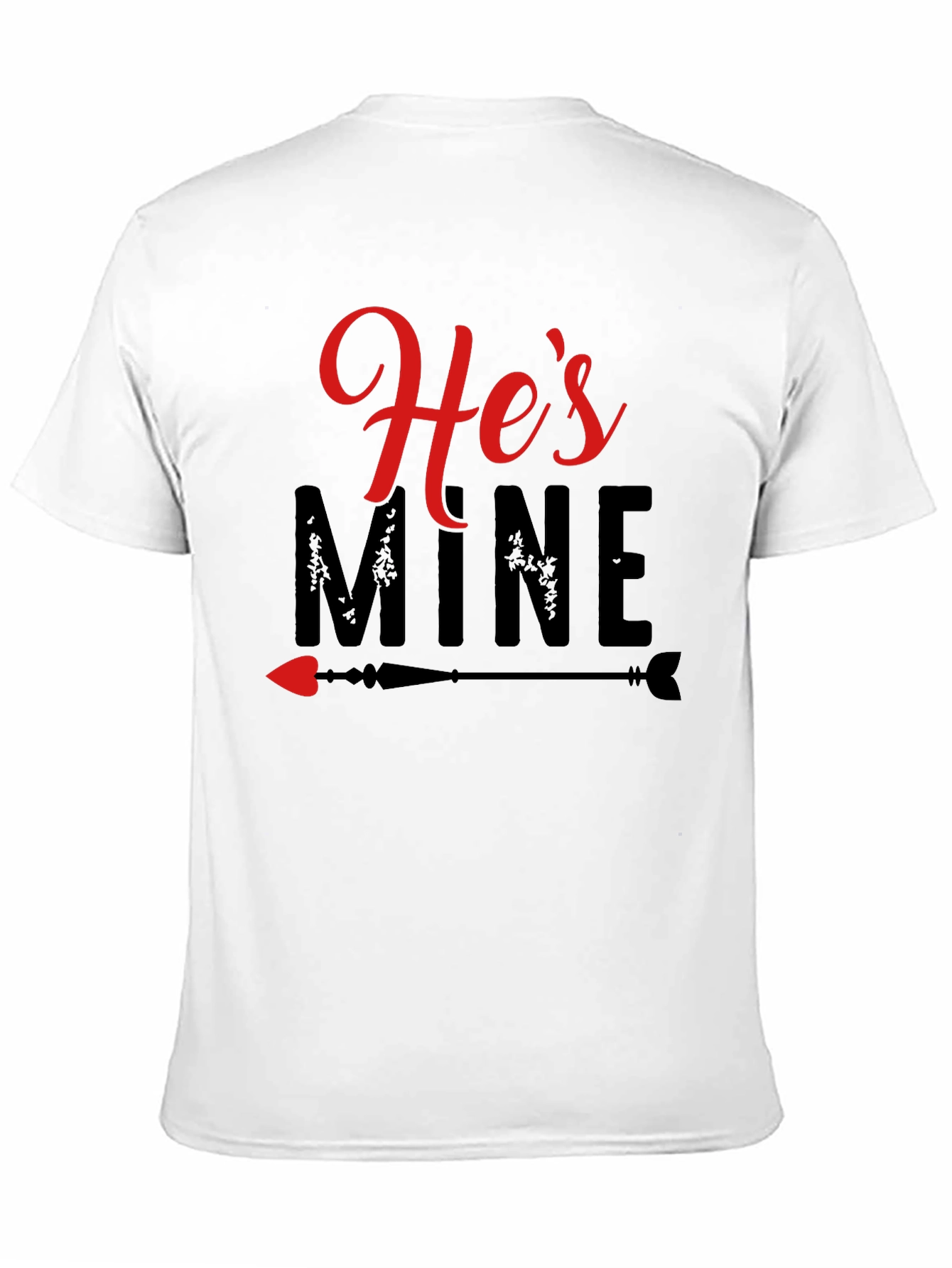 Hes Mine Valentines Day Graphic Tee