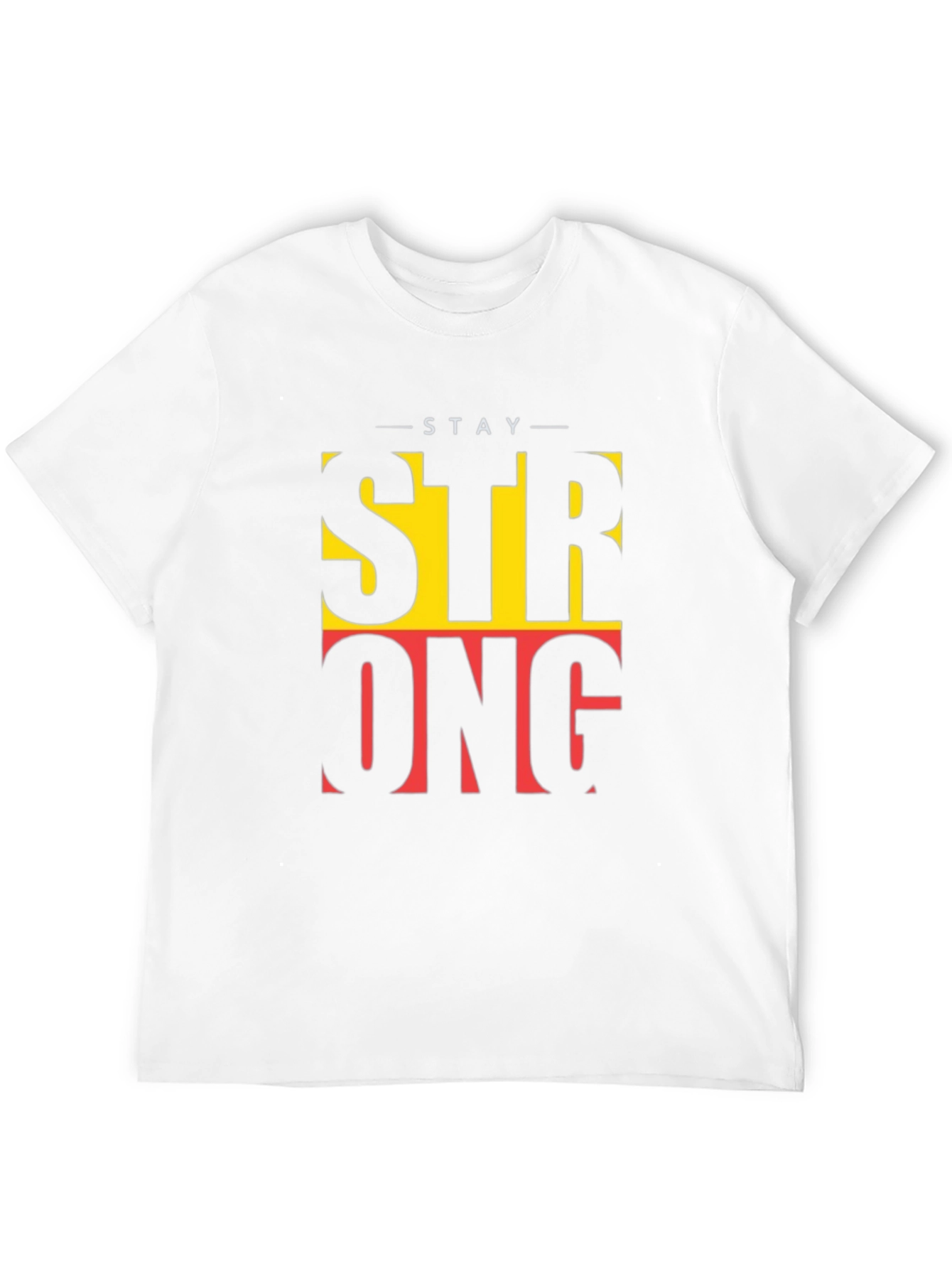 Stay Strong Graphic T-Shirt - Black