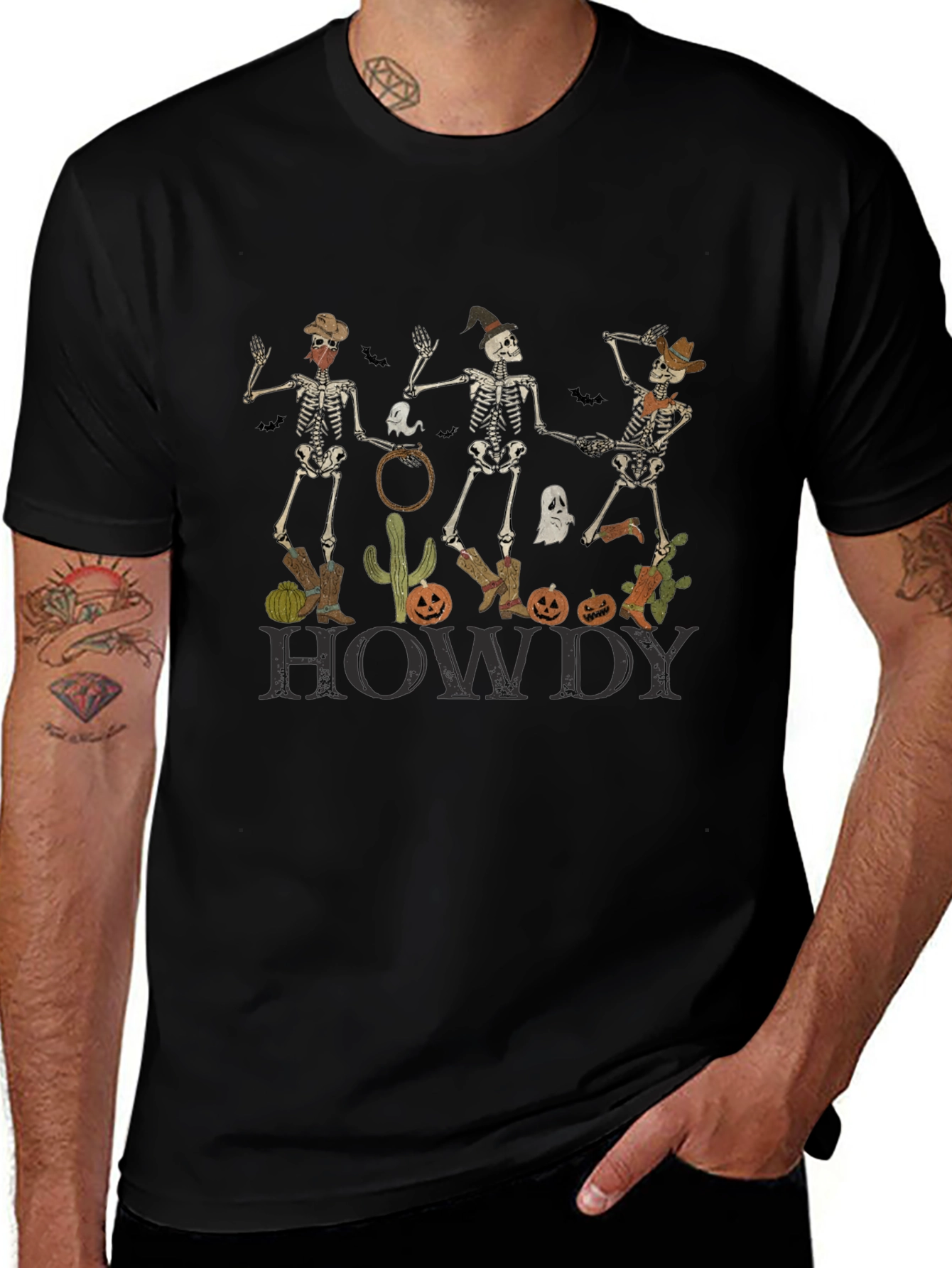 Howdy Skeleton Graphic Tee