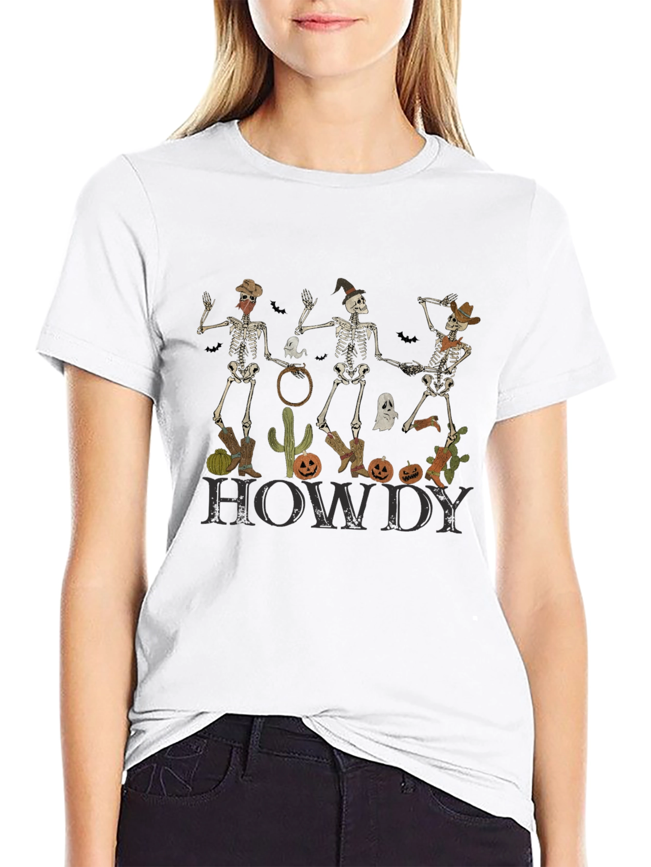 Howdy Skeleton Graphic Tee