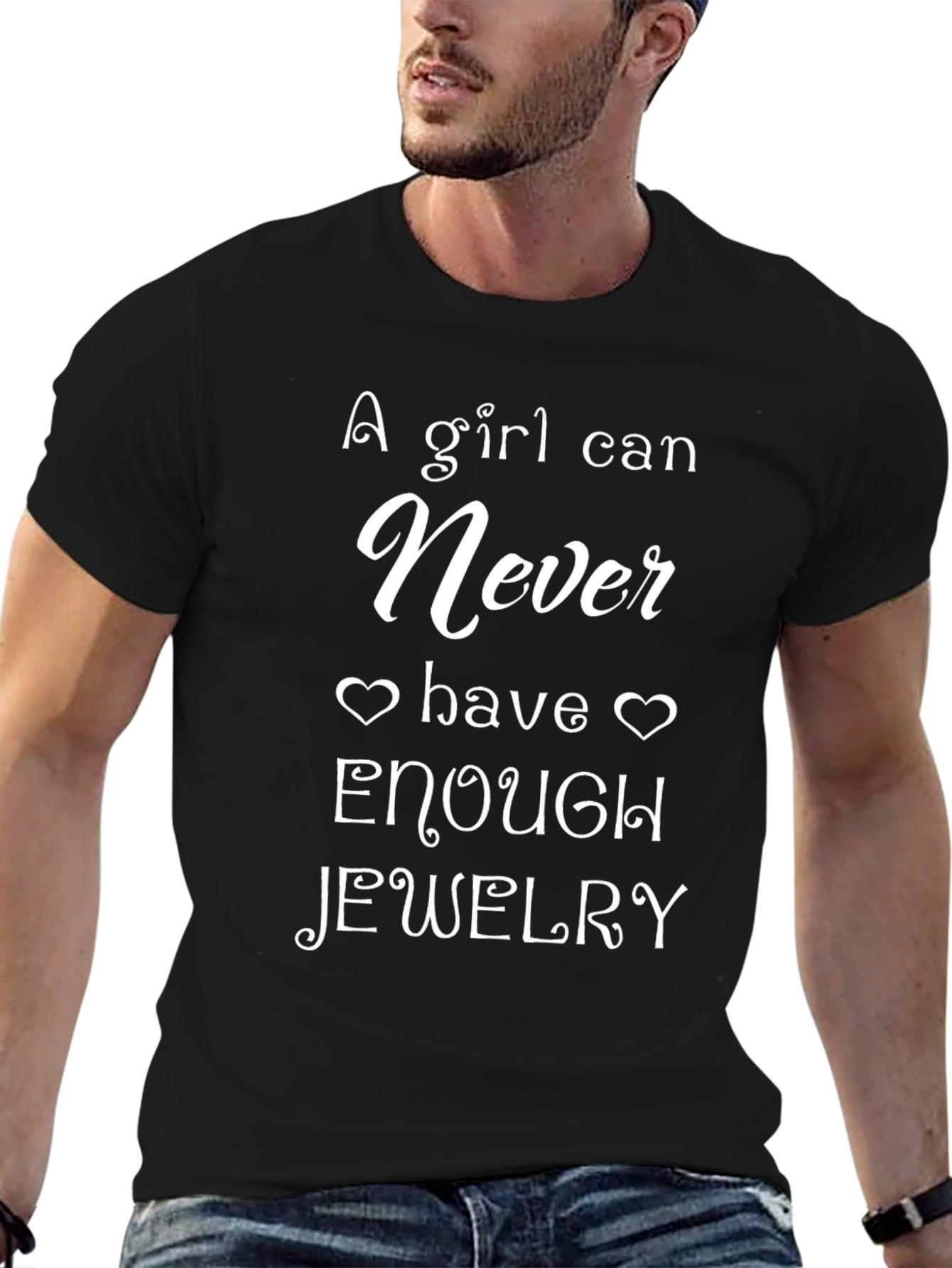 A Girl Can Never Have Enough Jewelry T-Shirt