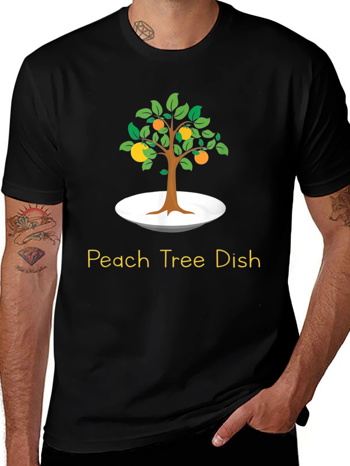 Peach Tree Dish Graphic Tee