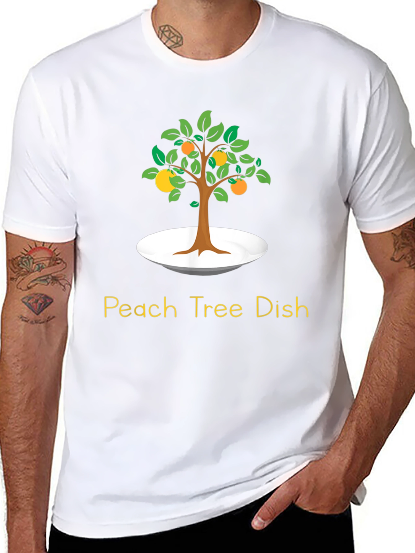 Peach Tree Dish Graphic Tee