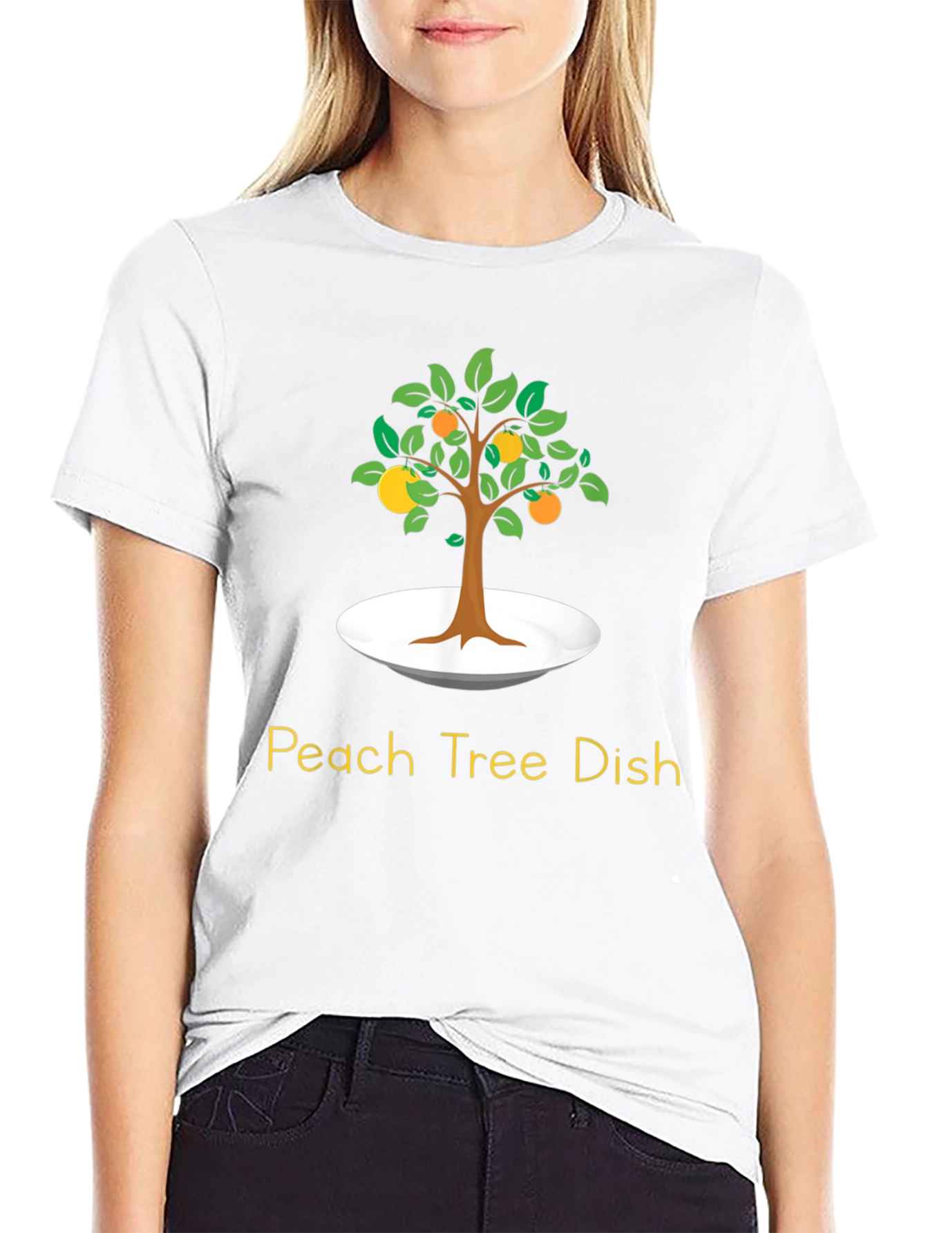 Peach Tree Dish Graphic Tee