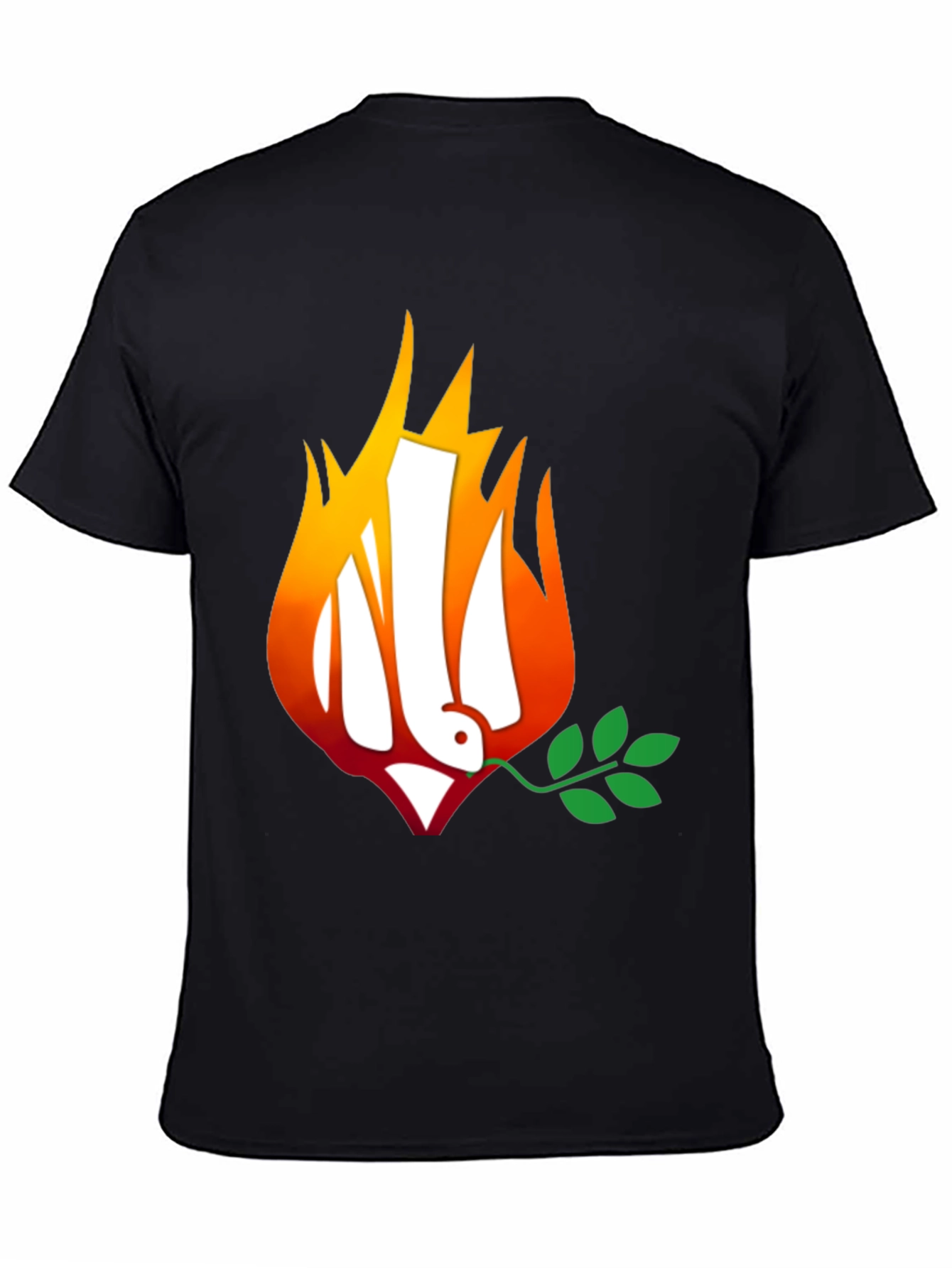 Ukraine Peace Dove on Fire T-Shirt