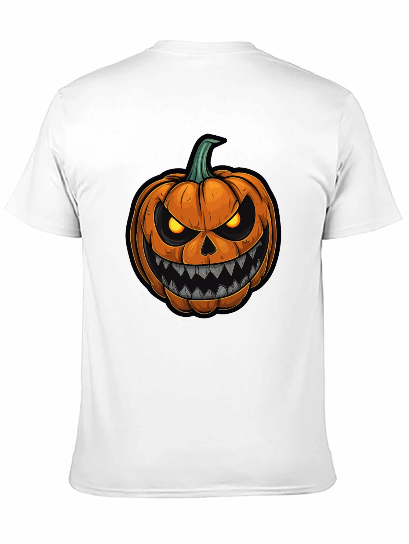 Halloween Pumpkin Graphic Tee - Spooky Season Shirt