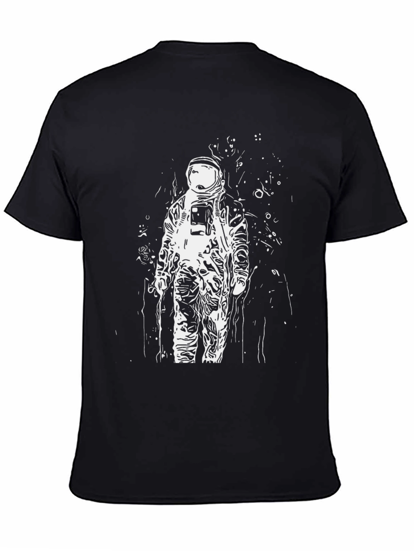 Astronaut Graphic T-Shirt - Black