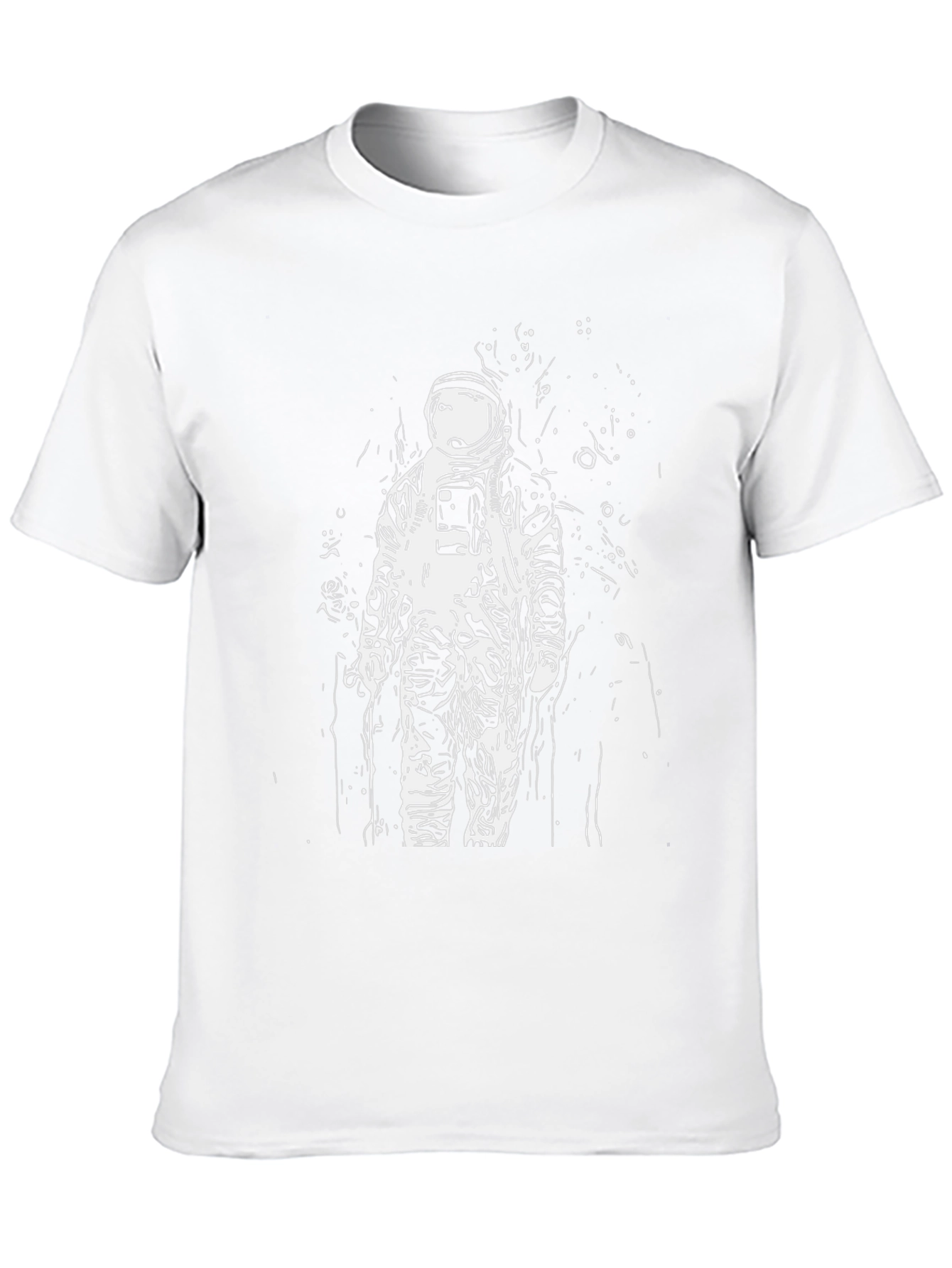 Astronaut Graphic T-Shirt - Black