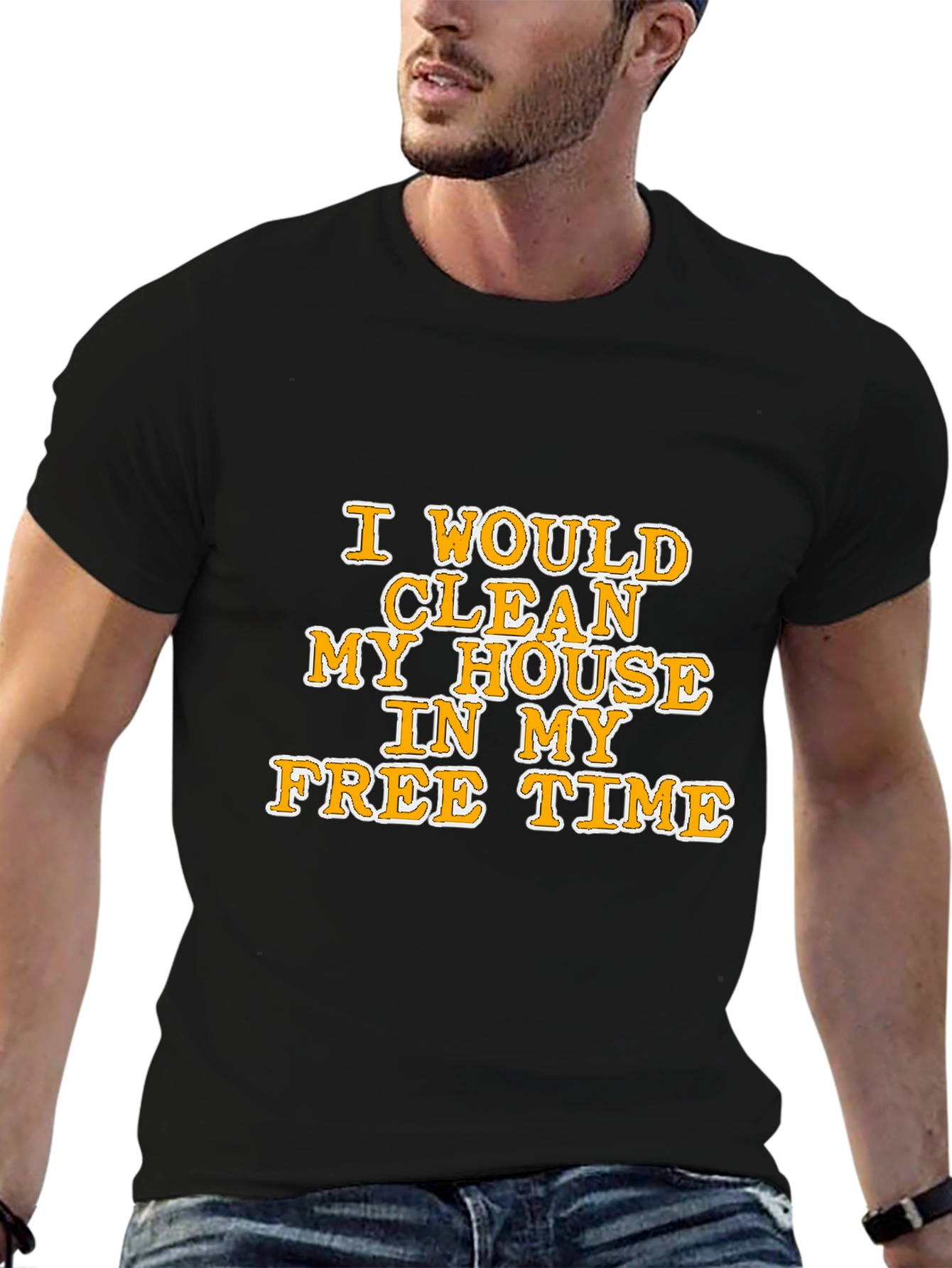 Funny Cleaning House Graphic Tee