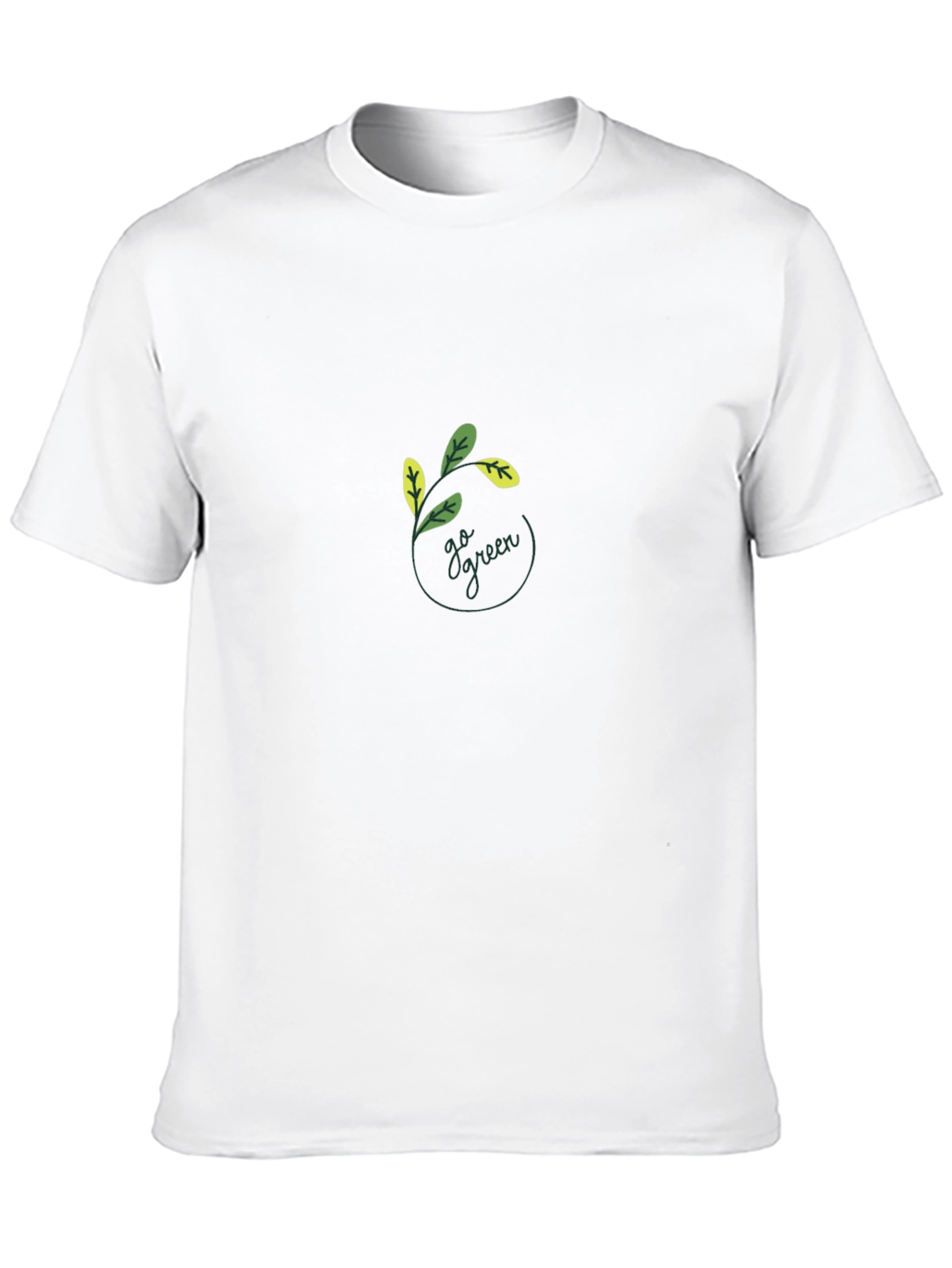 Go Green Graphic Tee - Eco-Friendly Style
