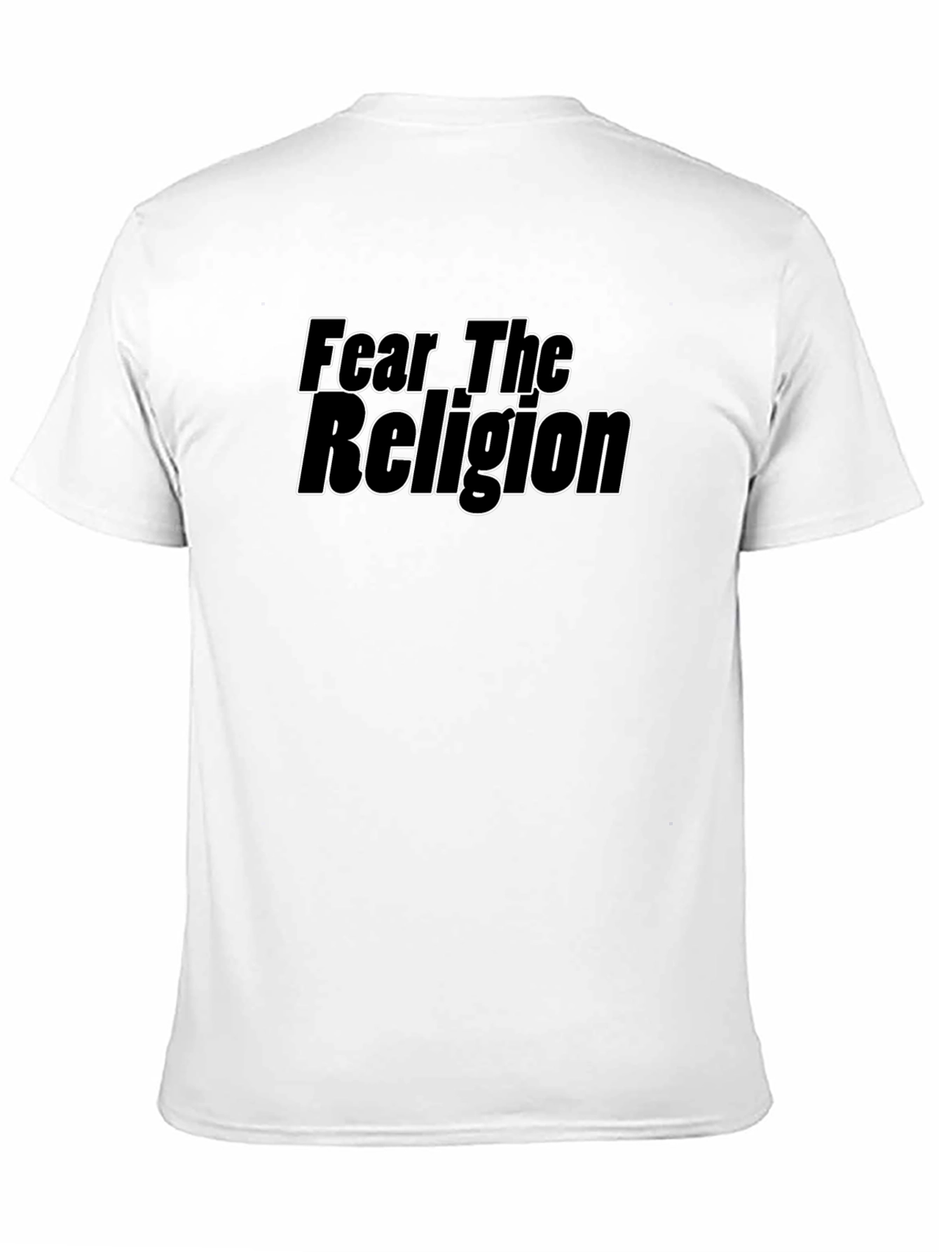 Fear The Religion Black Graphic T-Shirt