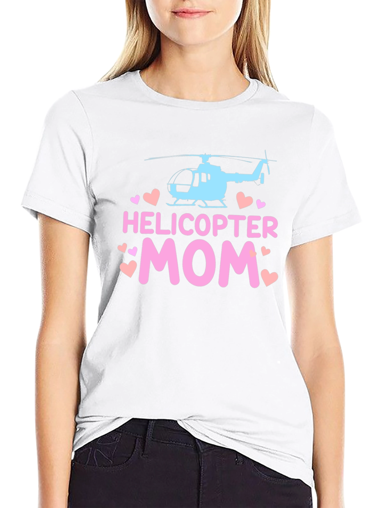 Helicopter Mom Graphic Tee - Novelty T-Shirt