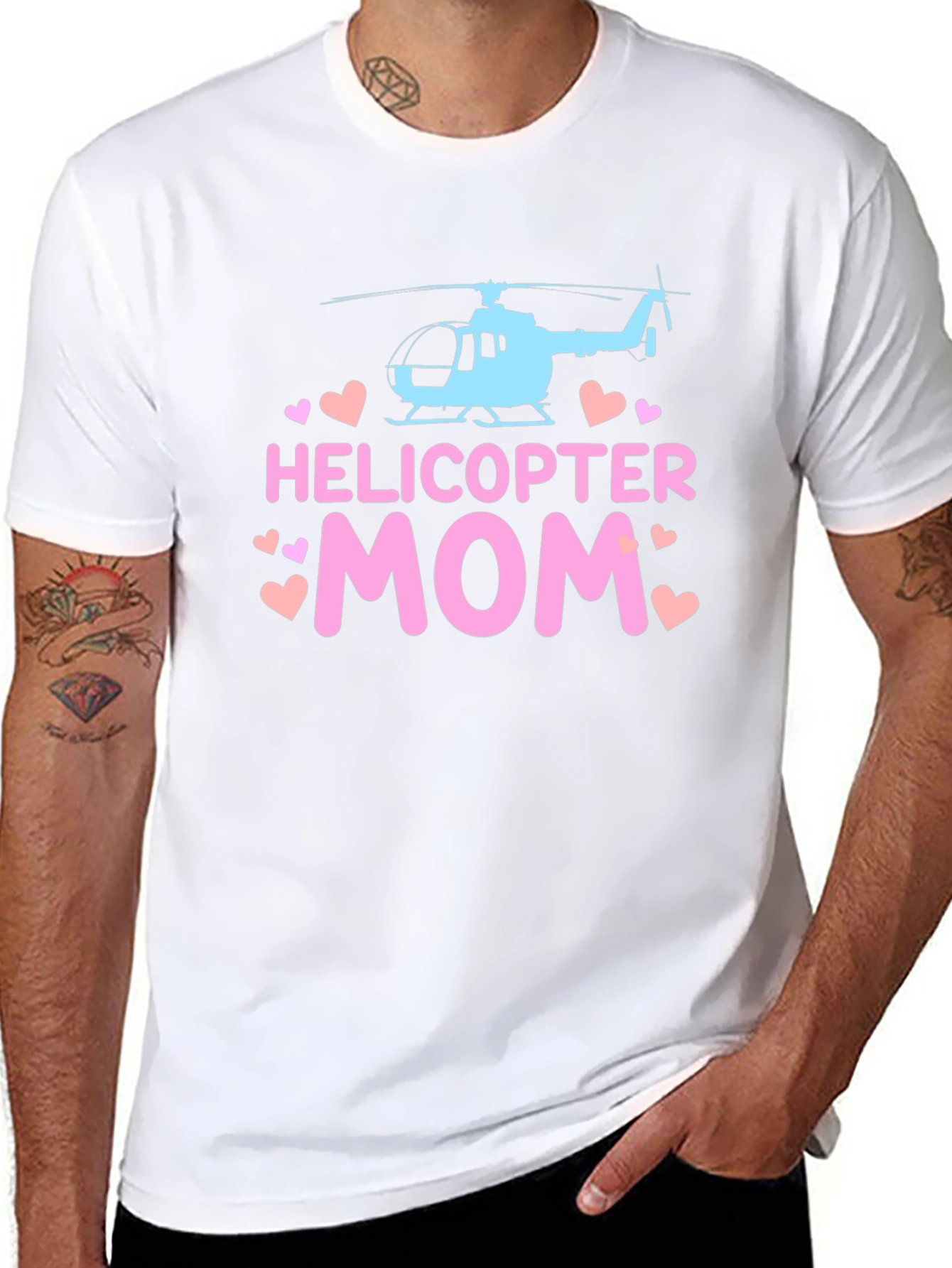 Helicopter Mom Graphic Tee - Novelty T-Shirt