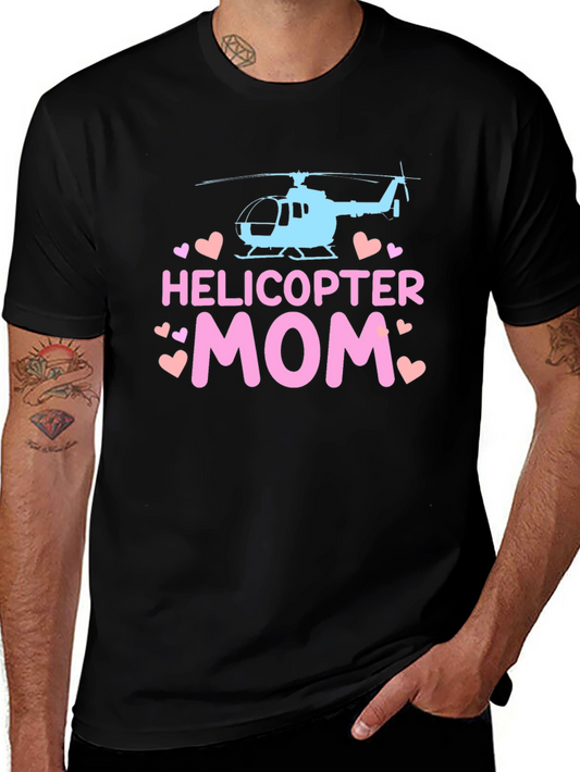 Helicopter Mom Graphic Tee - Novelty T-Shirt
