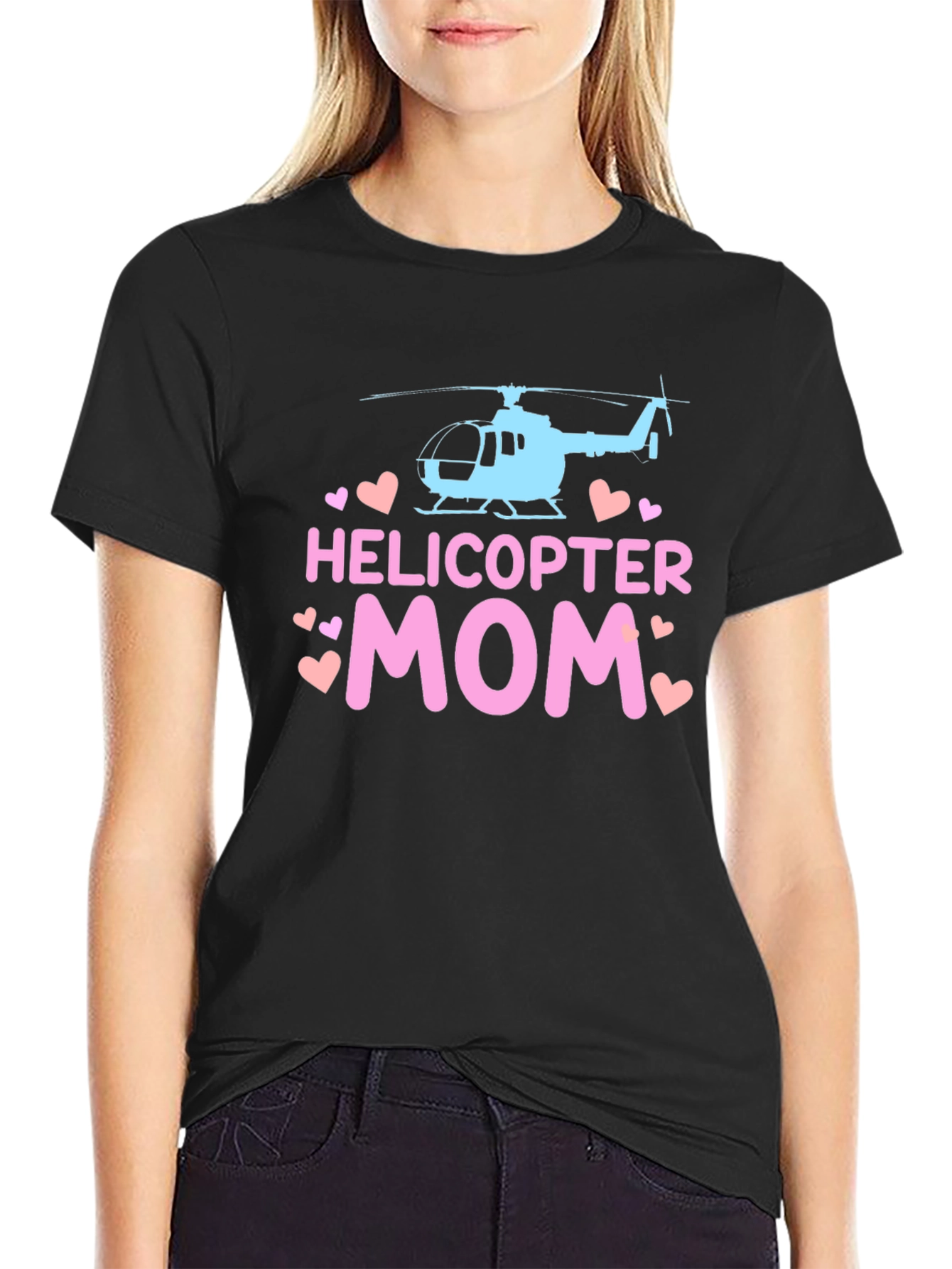 Helicopter Mom Graphic Tee - Novelty T-Shirt