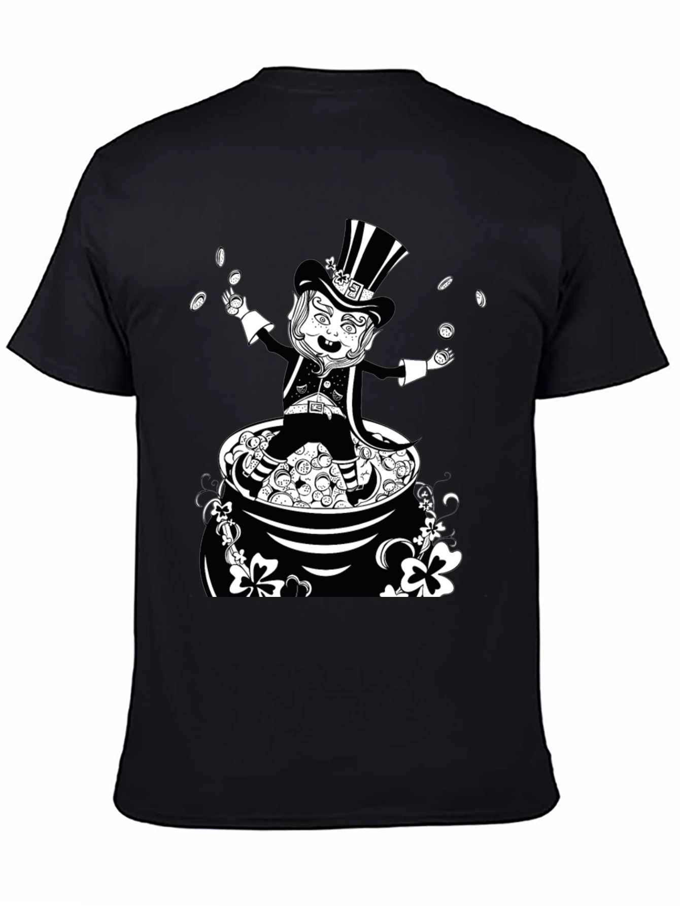 Leprechaun Pot of Gold Graphic T-Shirt