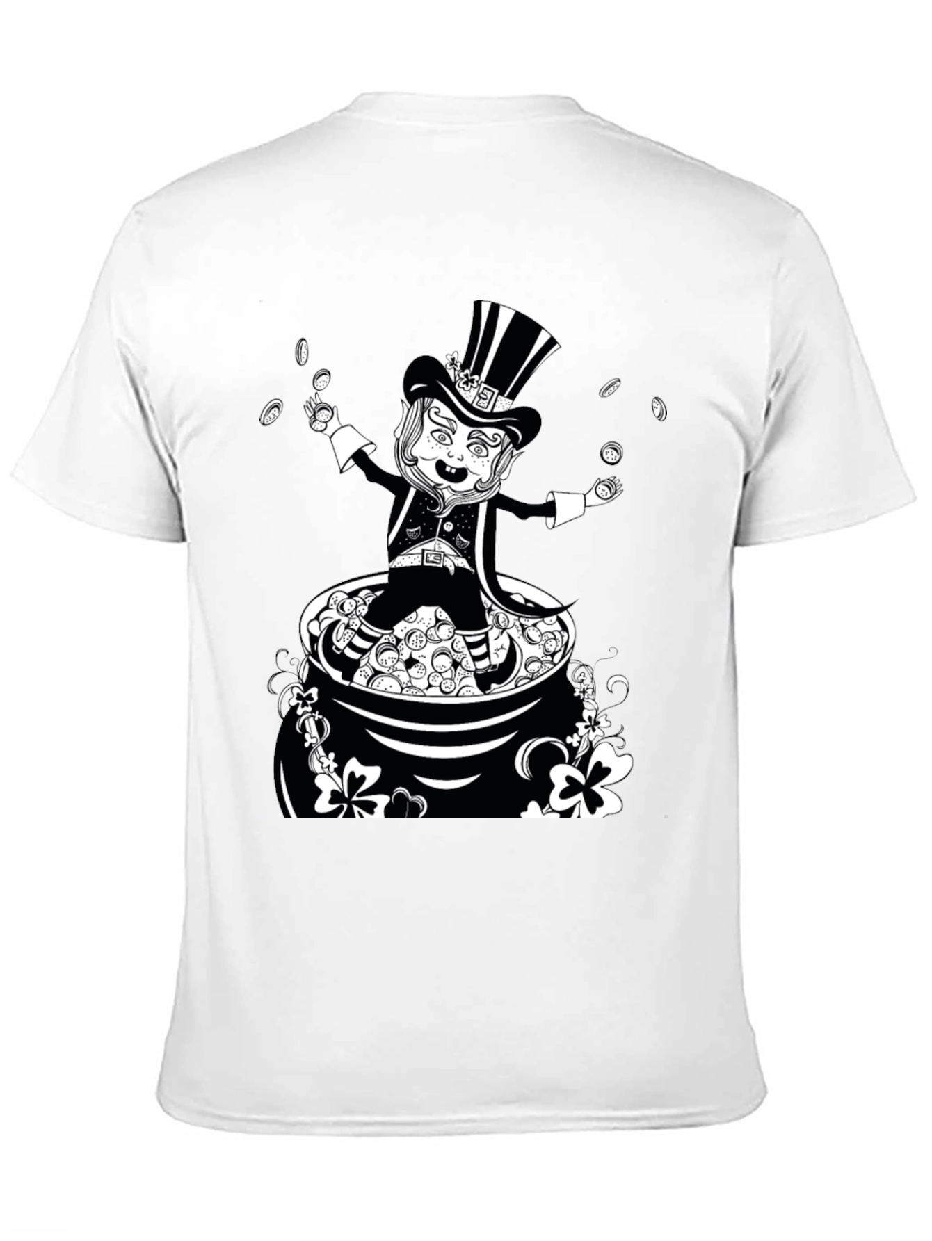 Leprechaun Pot of Gold Graphic T-Shirt
