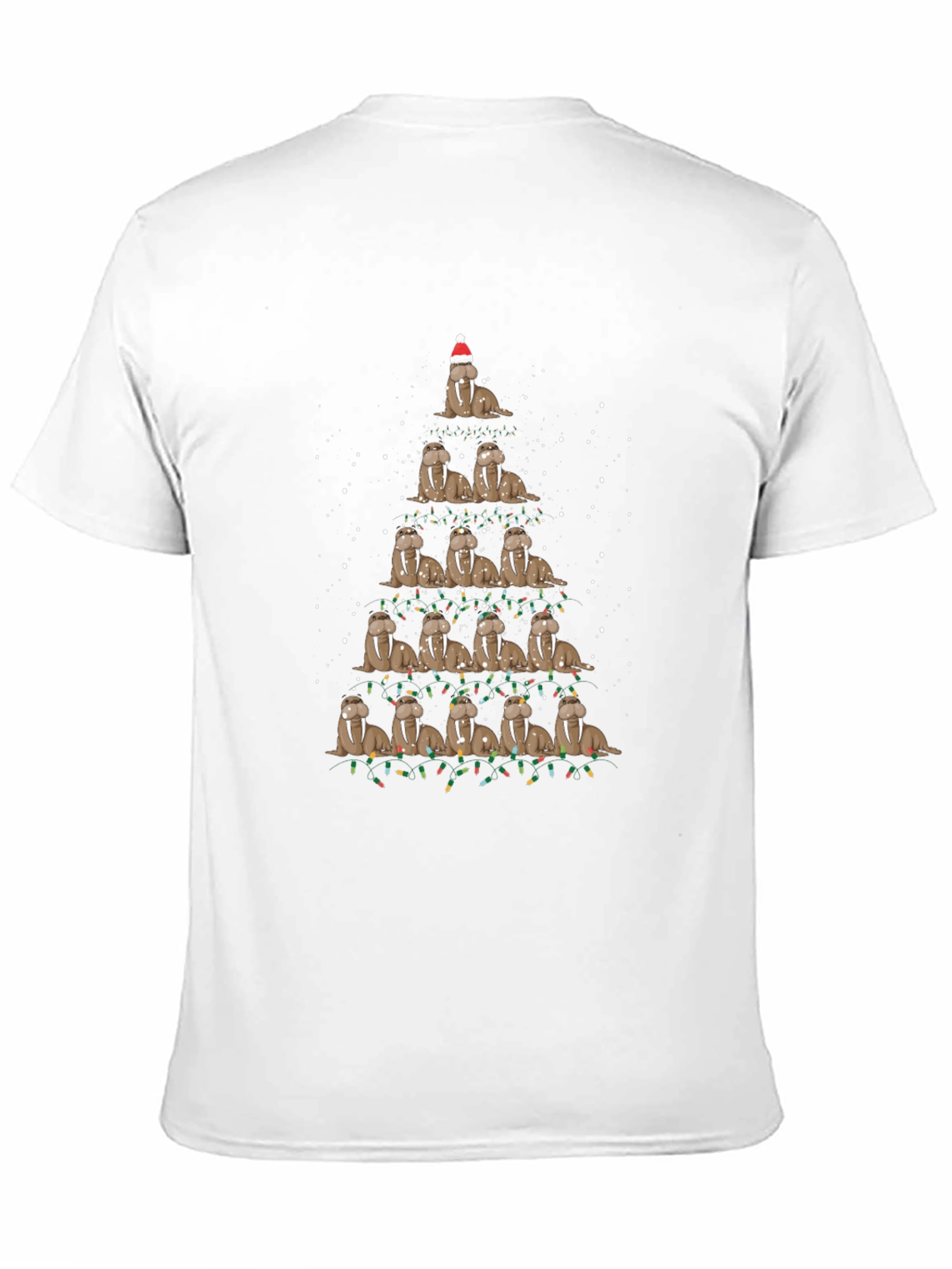 Walrus Christmas Tree T-Shirt