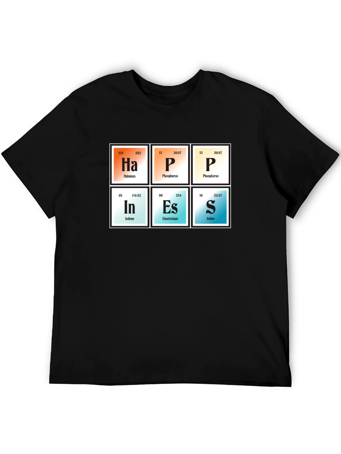 Periodic Table Inspired T-Shirt - HaPInEs