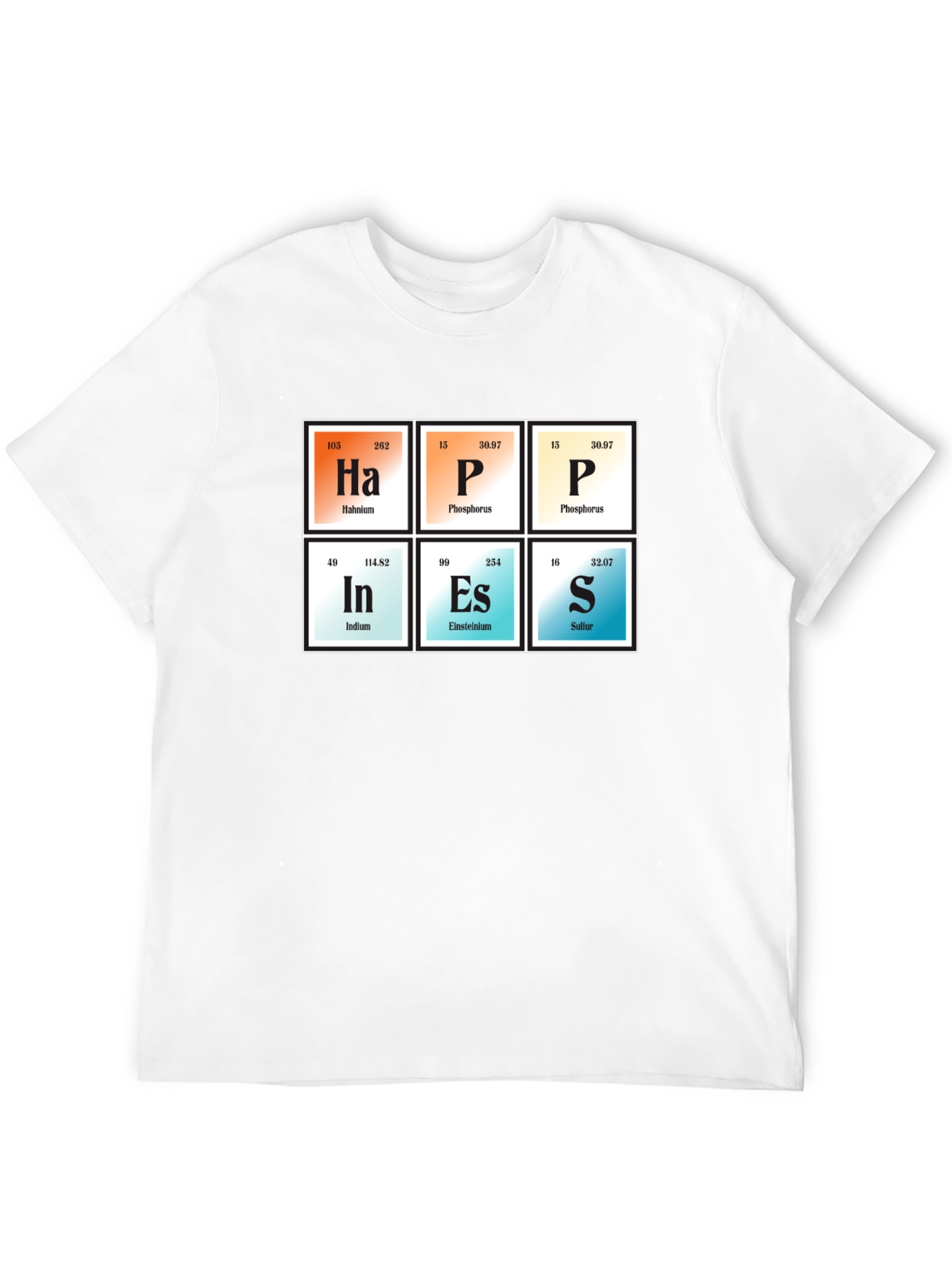 Periodic Table Inspired T-Shirt - HaPInEs