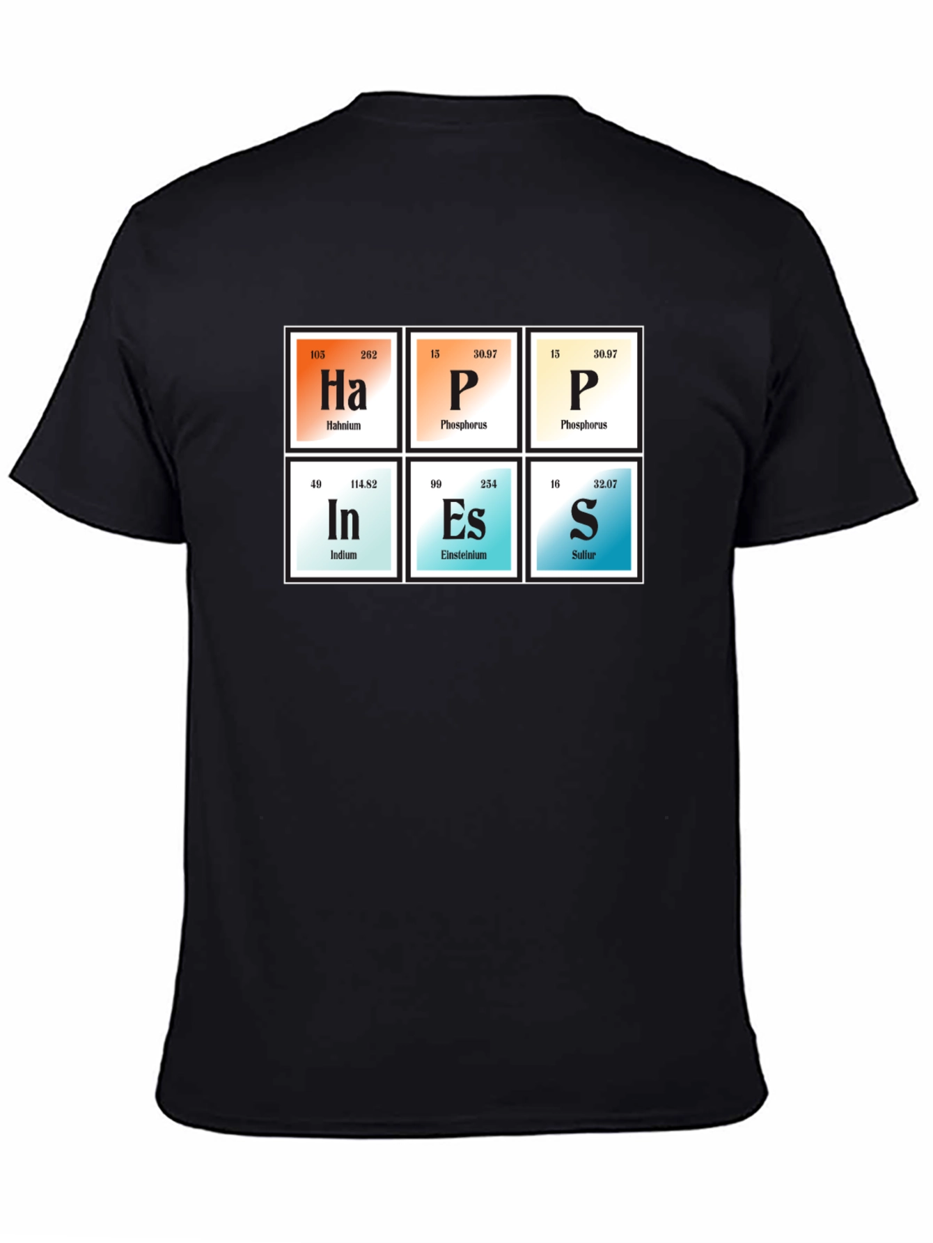 Periodic Table Inspired T-Shirt - HaPInEs