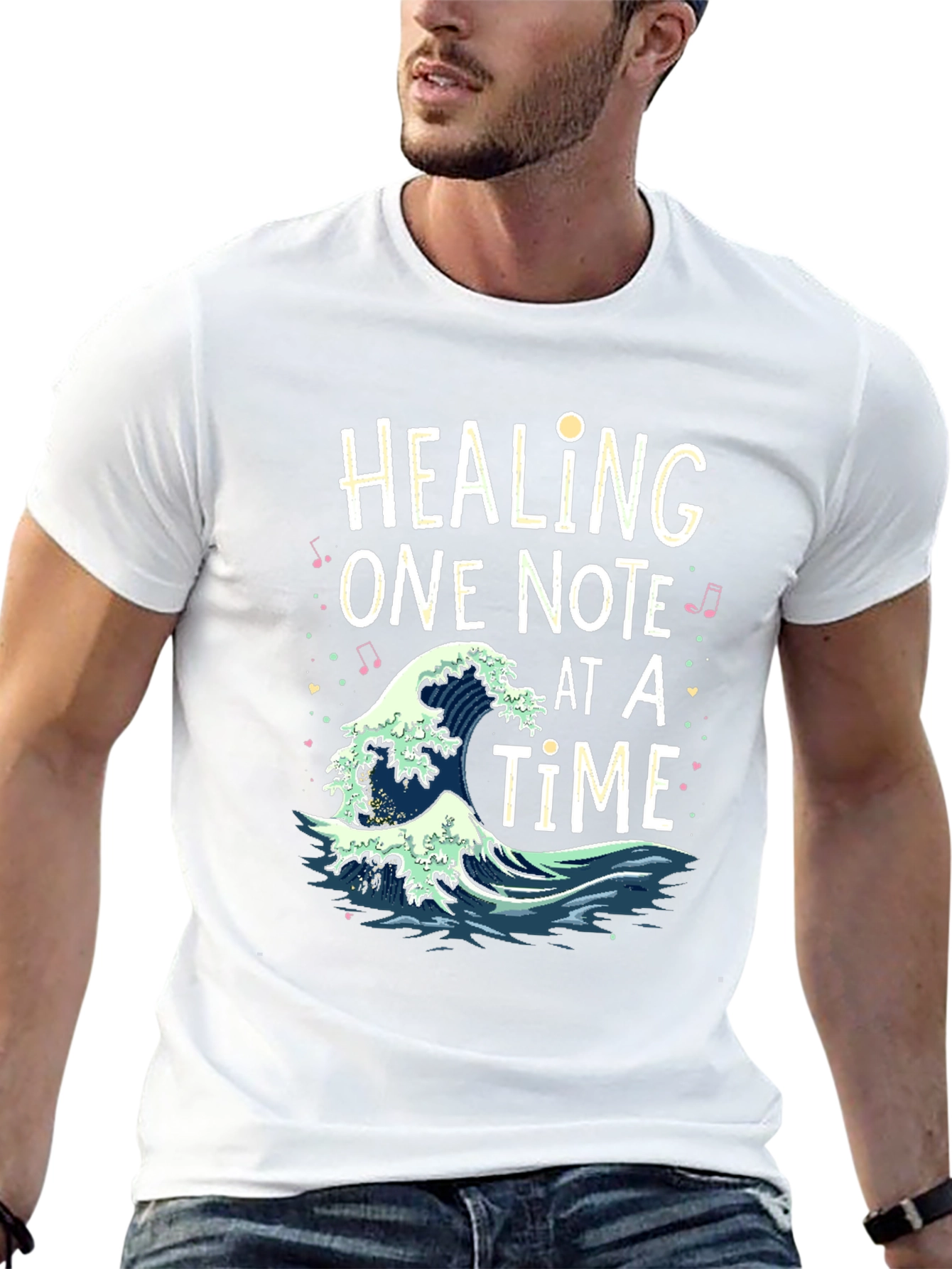 Healing One Note at a Time Wave T-Shirt