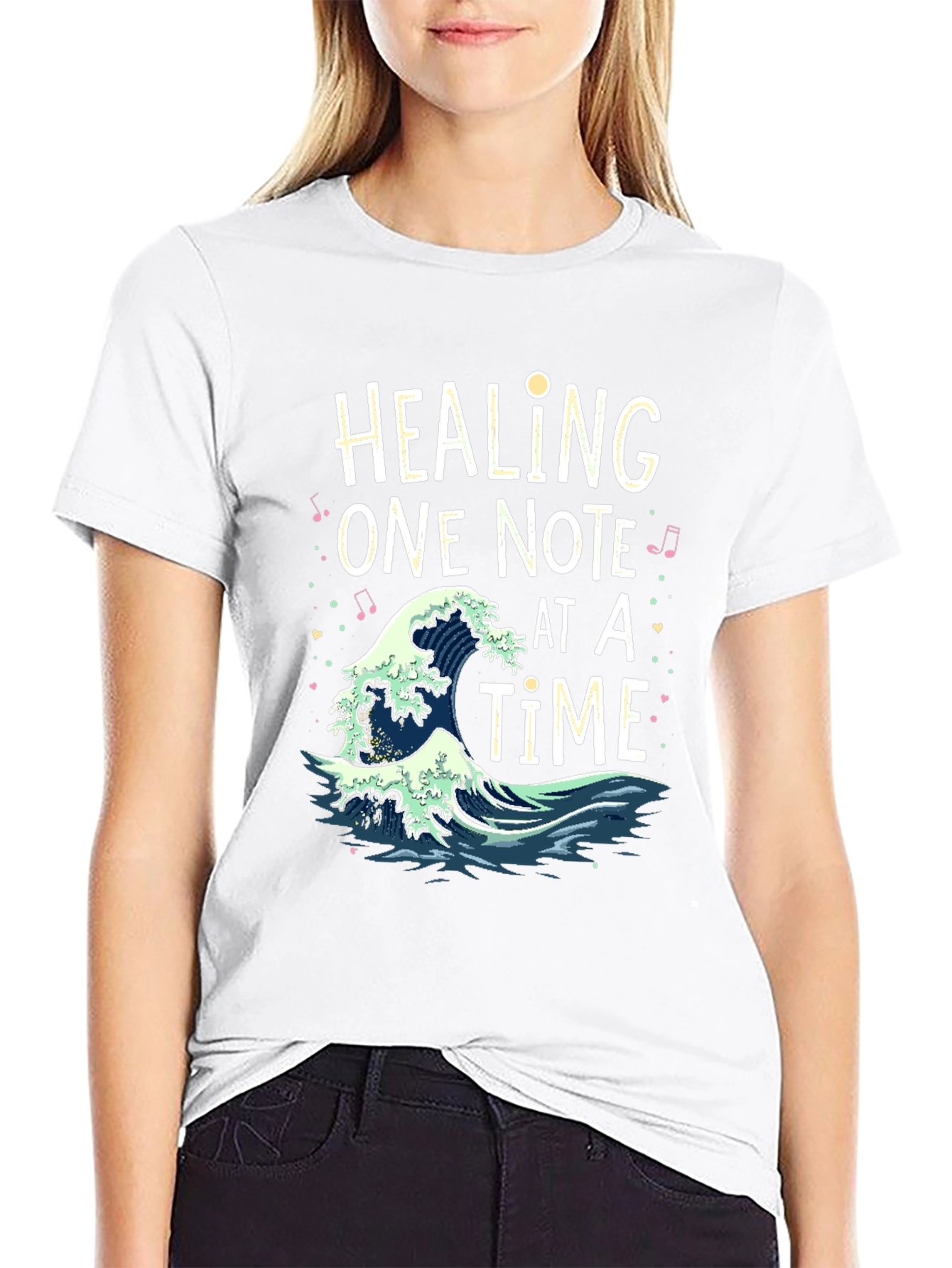 Healing One Note at a Time Wave T-Shirt
