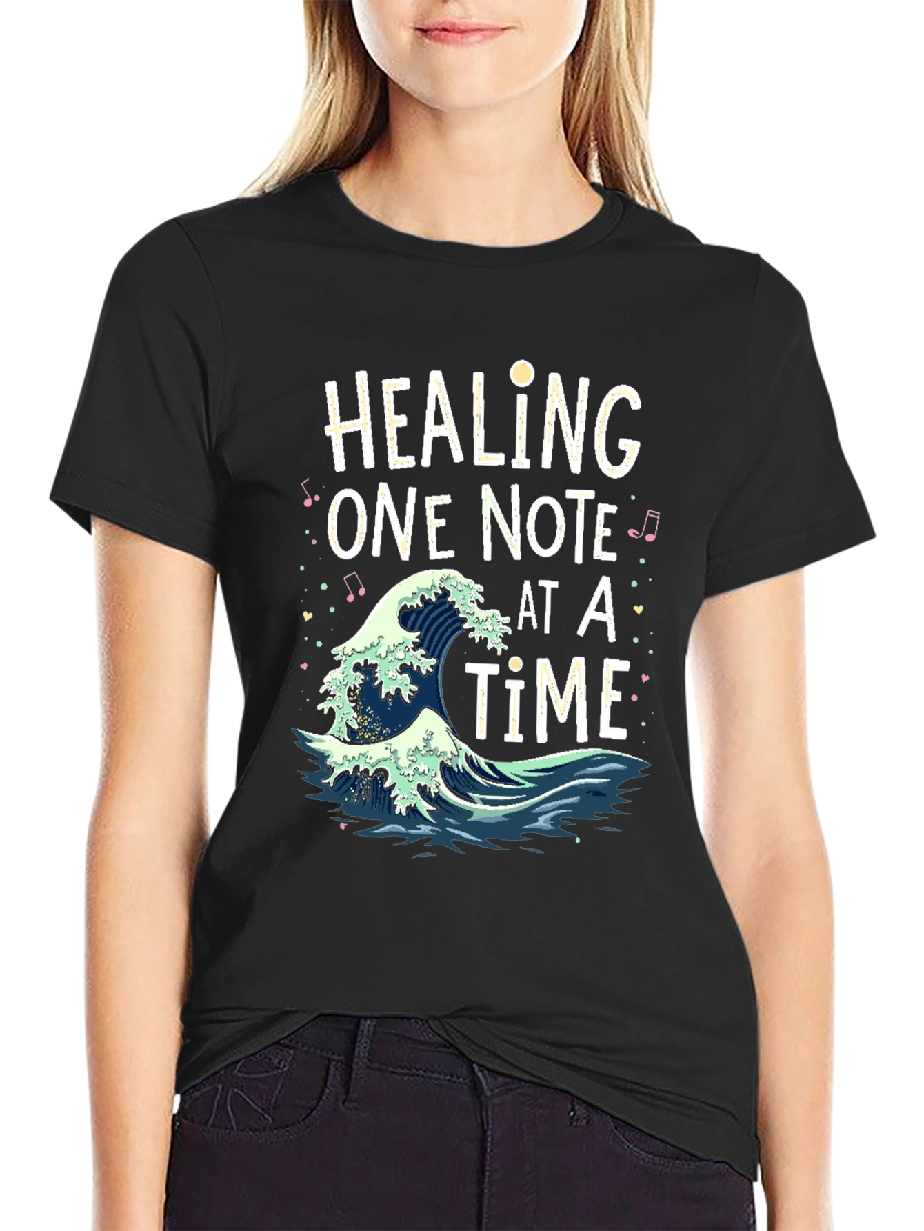 Healing One Note at a Time Wave T-Shirt