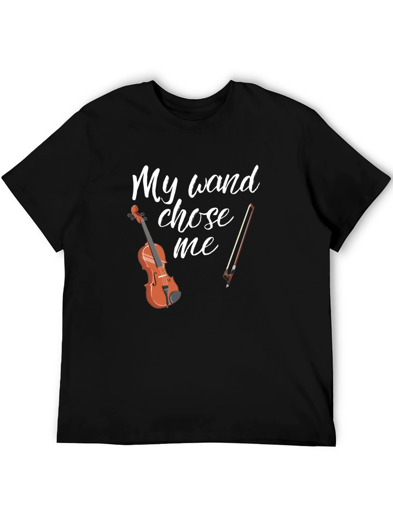 My Wand Chose Me Violin T-Shirt