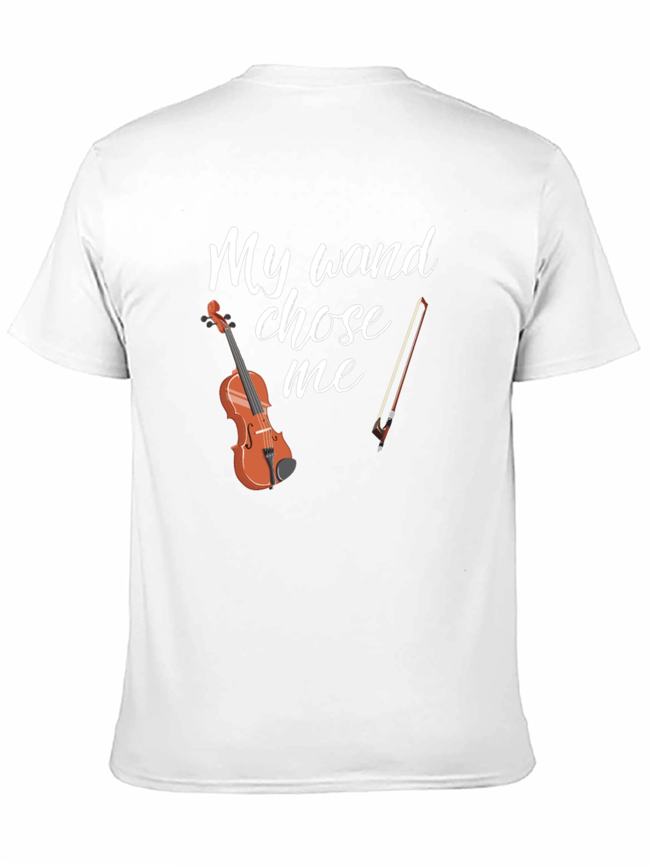 My Wand Chose Me Violin T-Shirt