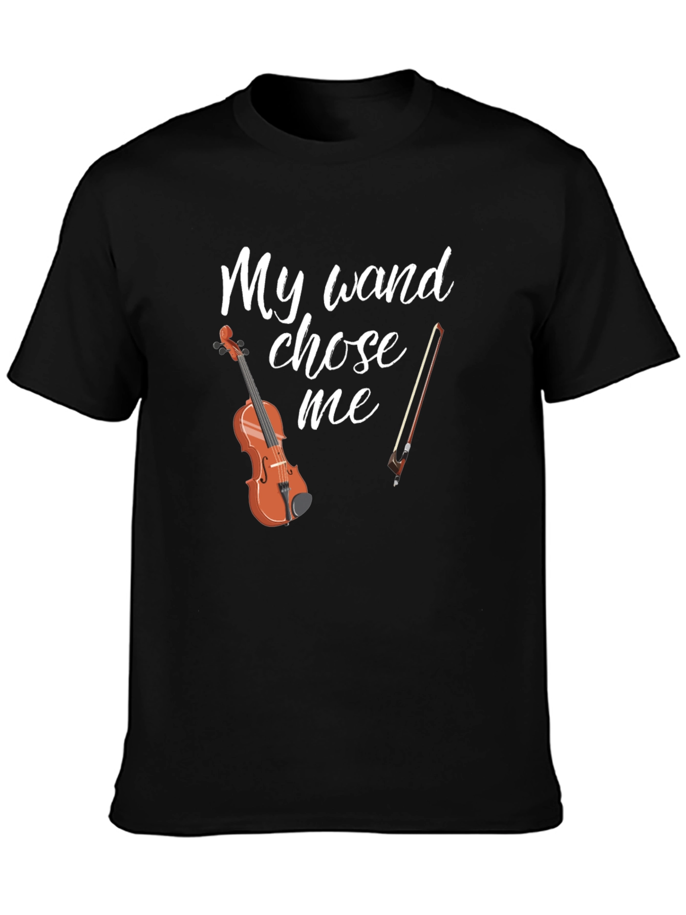 My Wand Chose Me Violin T-Shirt