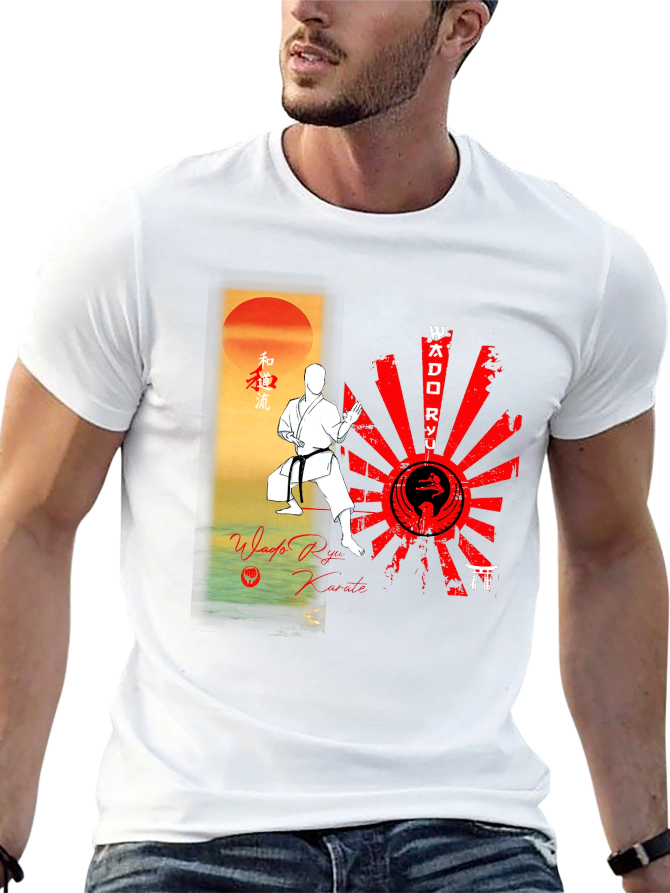 Wado Ryu Karate Graphic T-Shirt Martial Arts