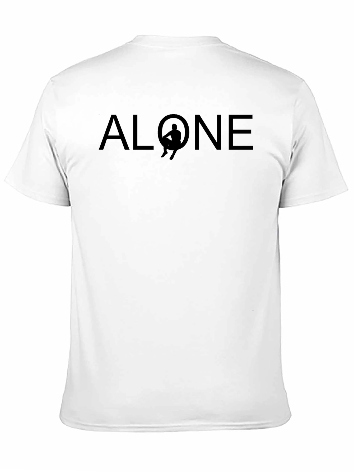 Alone Graphic Tee - Minimalist Design