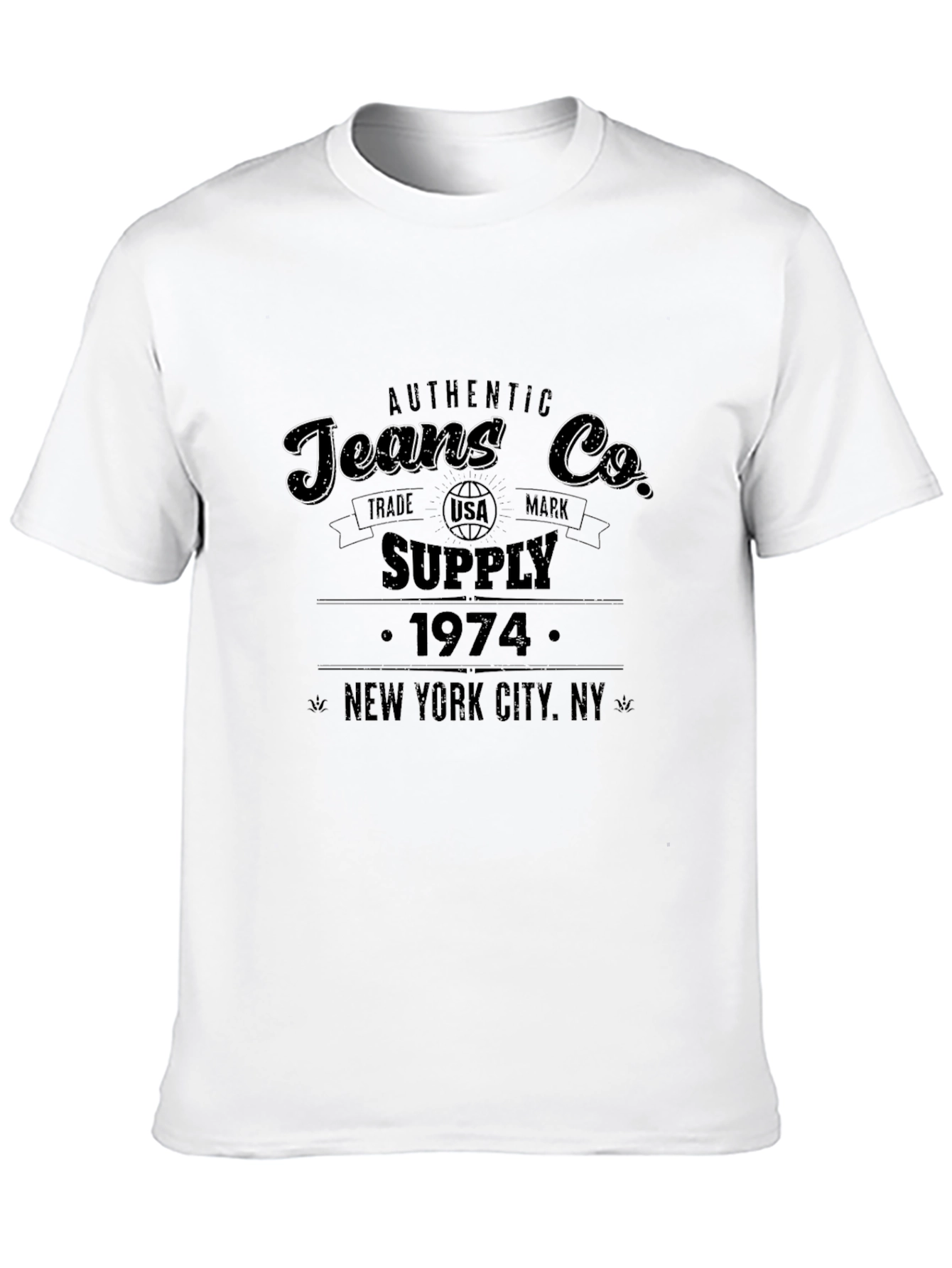 Authentic Jeans Co. Black T-Shirt