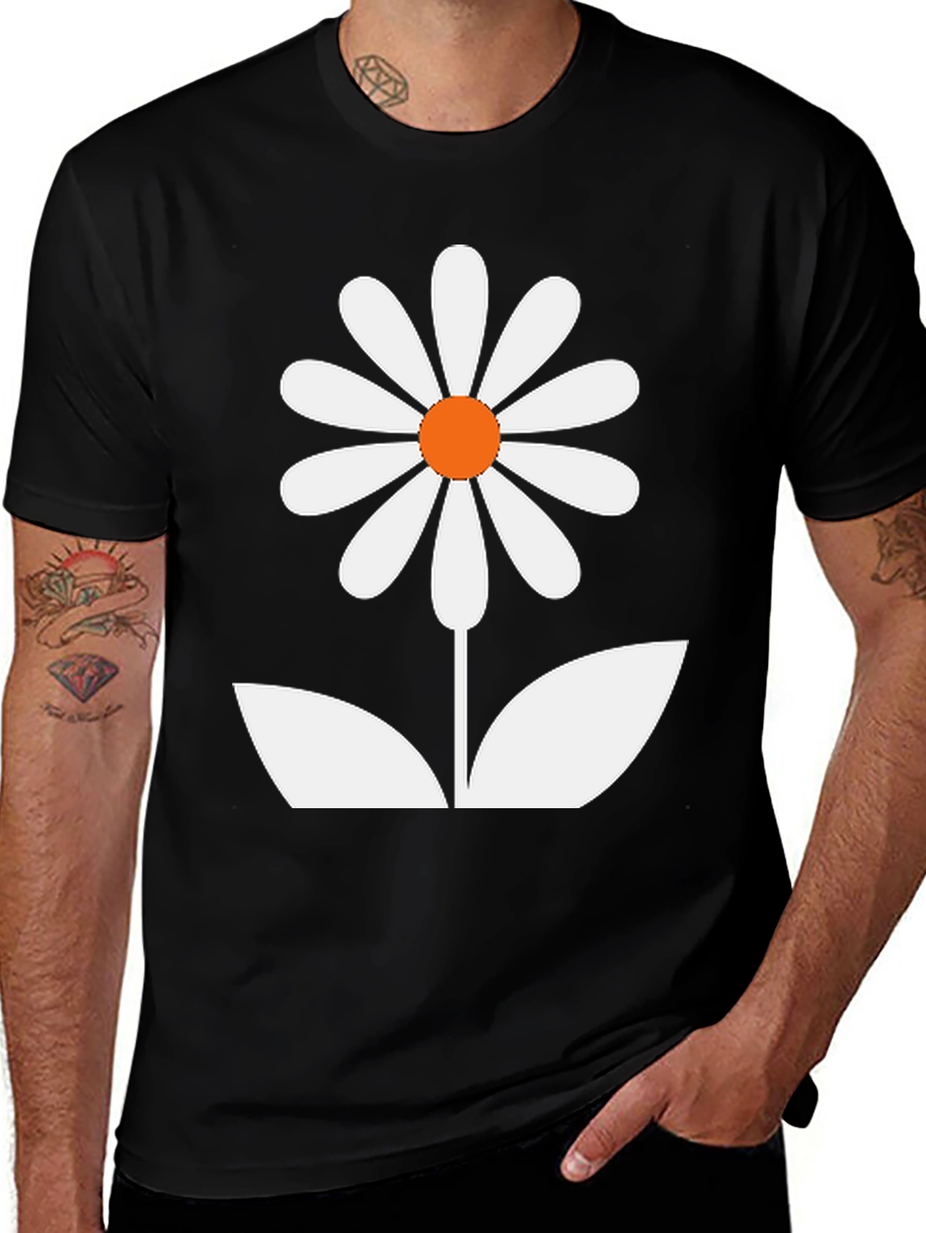 Daisy Graphic T-Shirt - Modern Floral Tee
