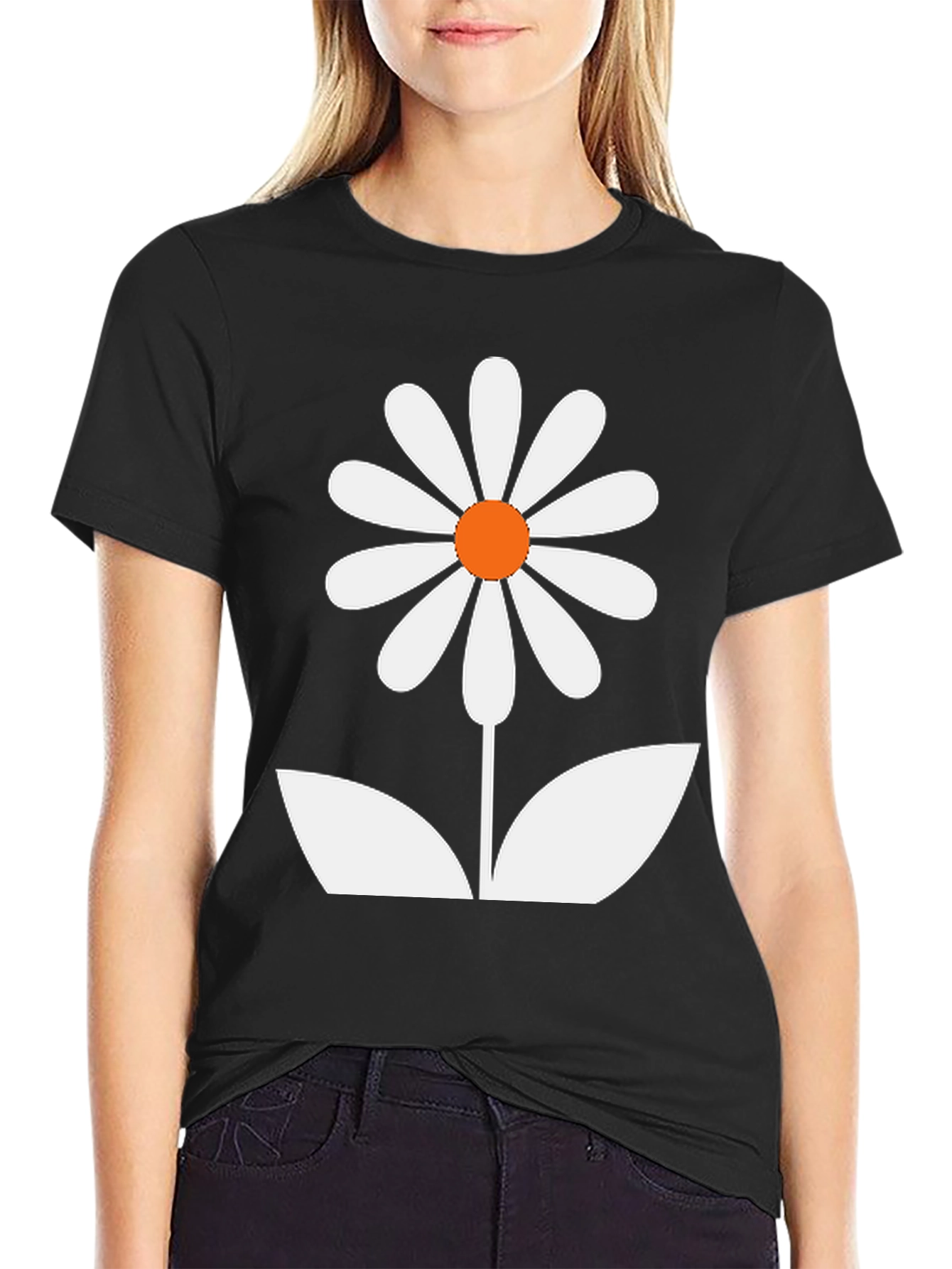 Daisy Graphic T-Shirt - Modern Floral Tee