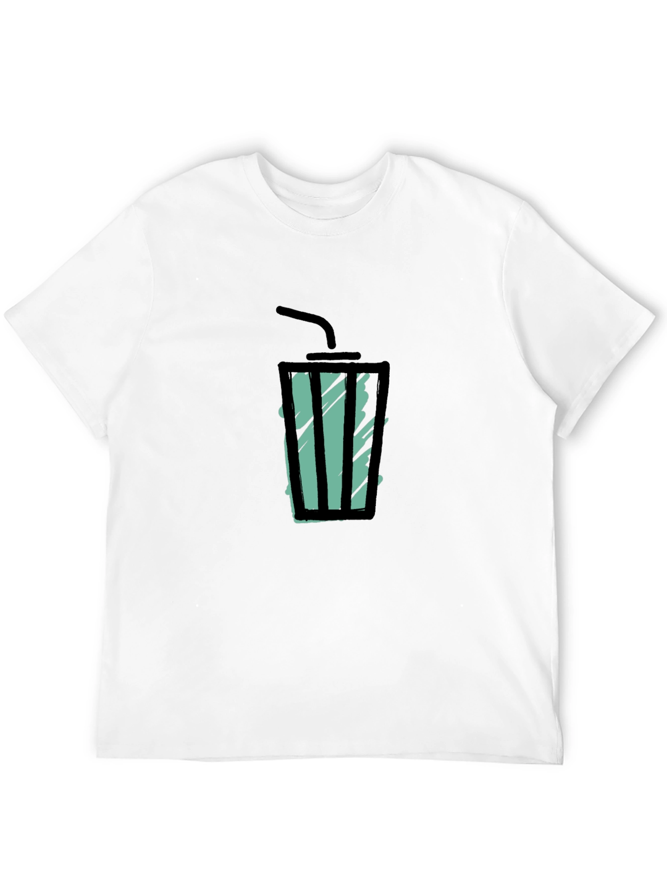 Cool Drink Graphic Tee - Black T-Shirt