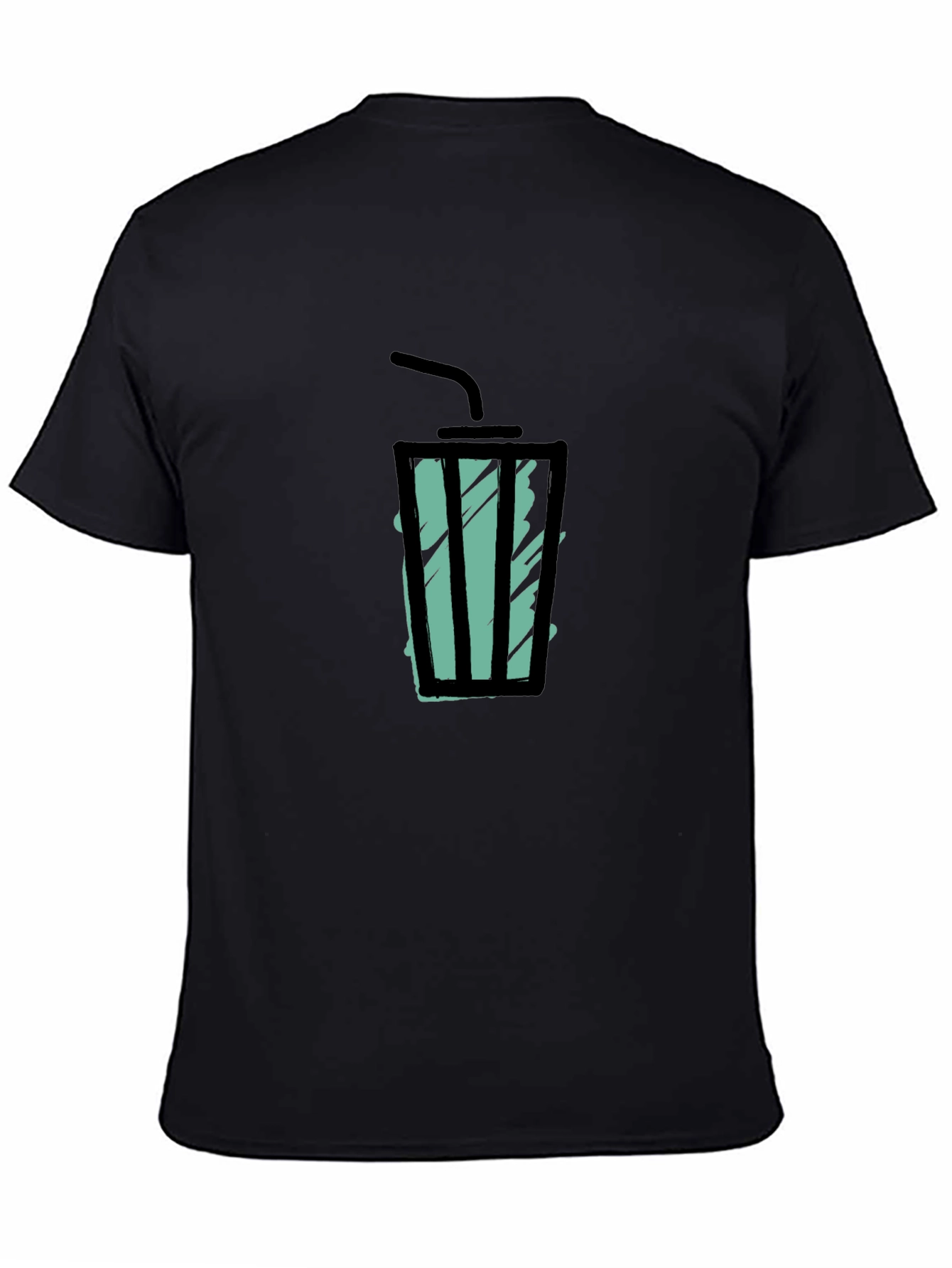 Cool Drink Graphic Tee - Black T-Shirt