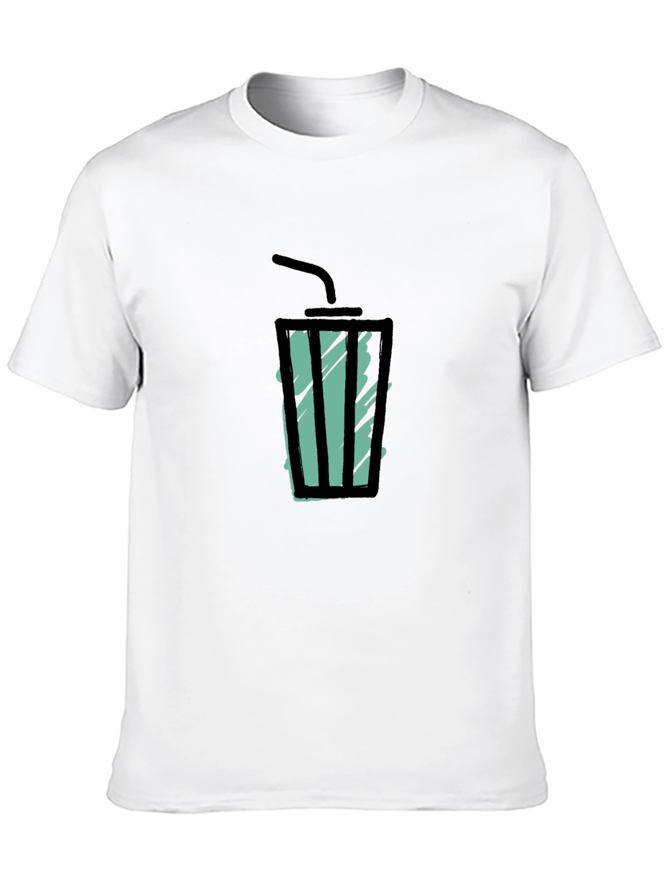 Cool Drink Graphic Tee - Black T-Shirt