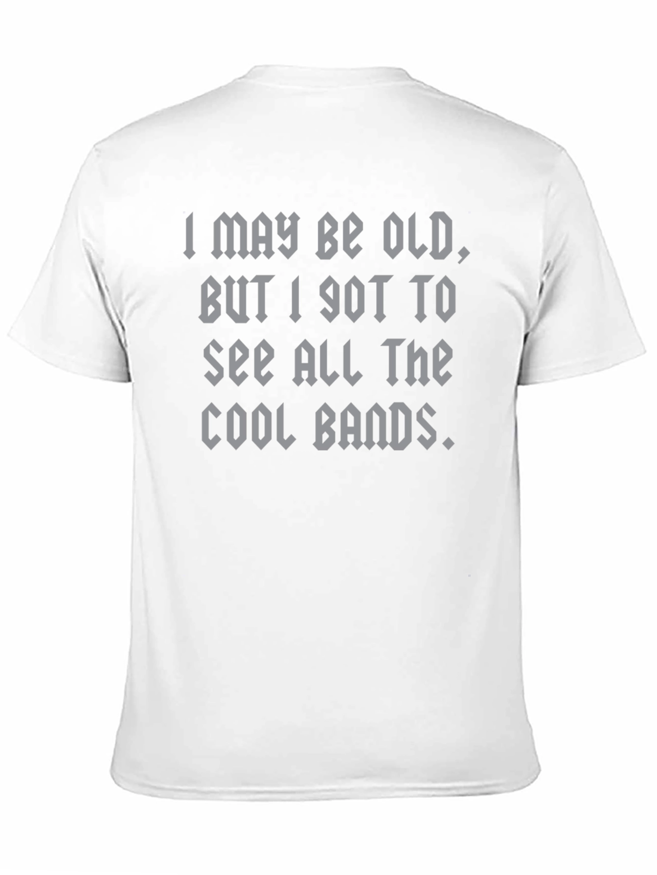 Cool Bands Tee - Black Cotton T-Shirt
