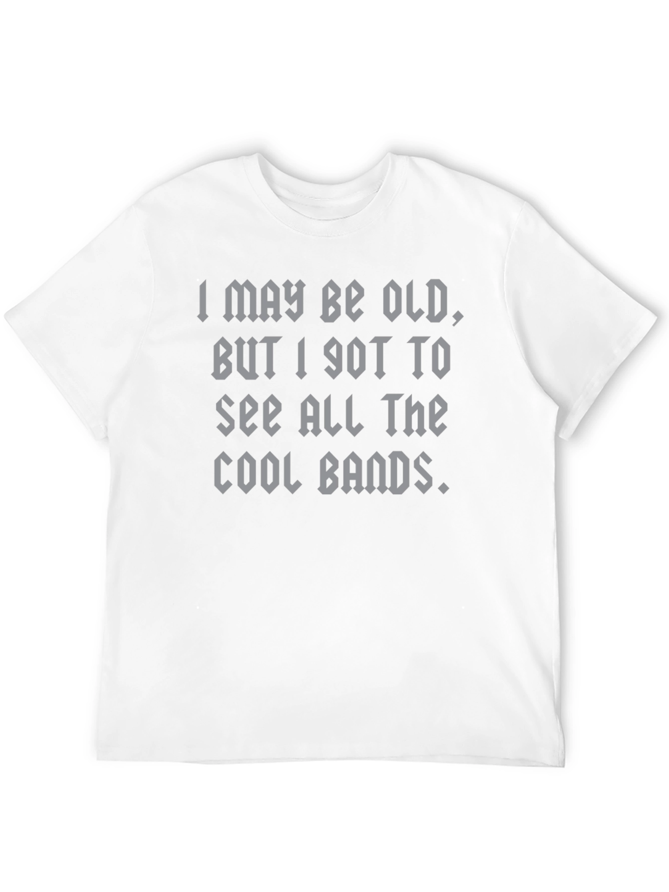 Cool Bands Tee - Black Cotton T-Shirt