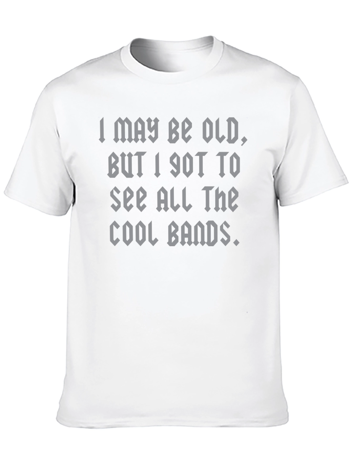Cool Bands Tee - Black Cotton T-Shirt