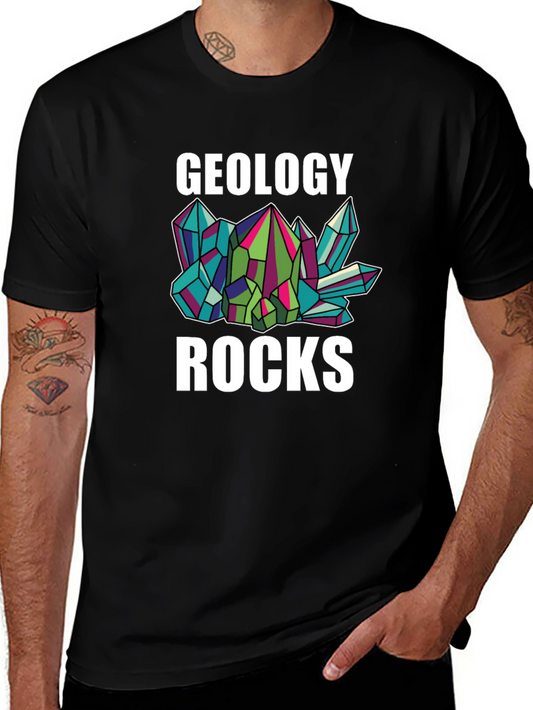 Geology Rocks T-Shirt Crystal Design