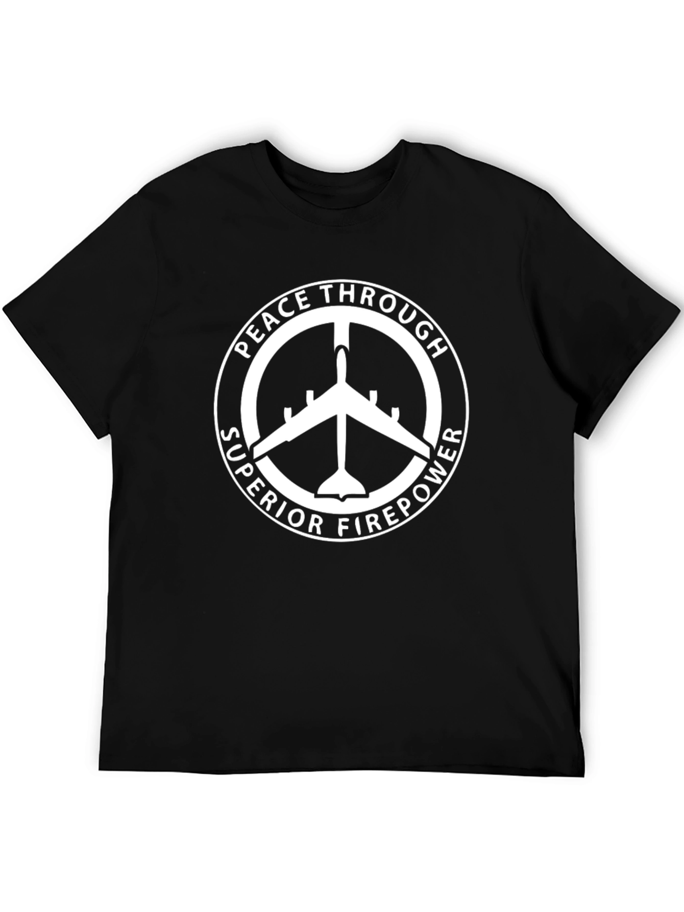 Peace Through Superior Firepower Graphic T-Shirt